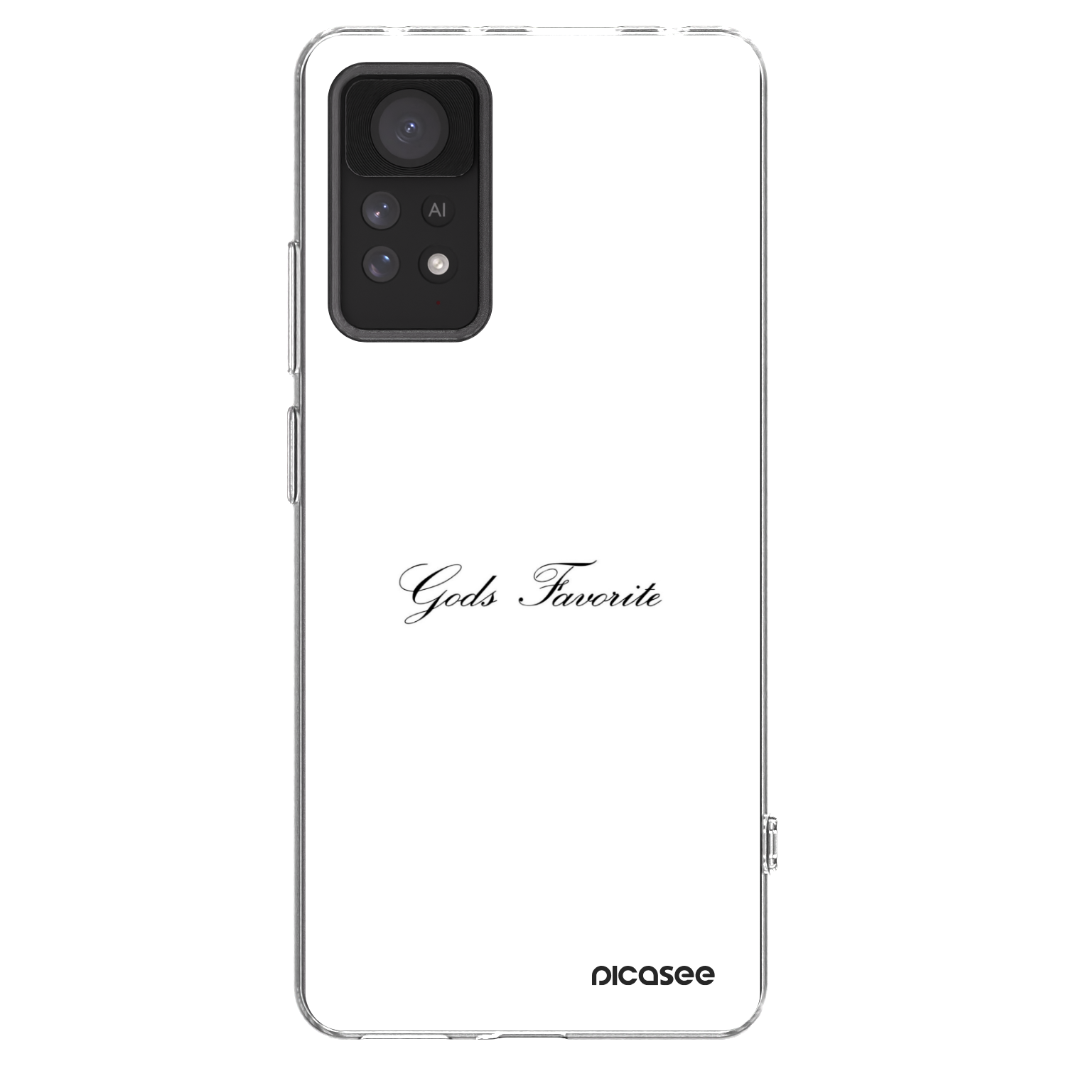 Picasee silikonski prozorni ovitek za Xiaomi Redmi Note 11 Pro 5G - Gods Favorite