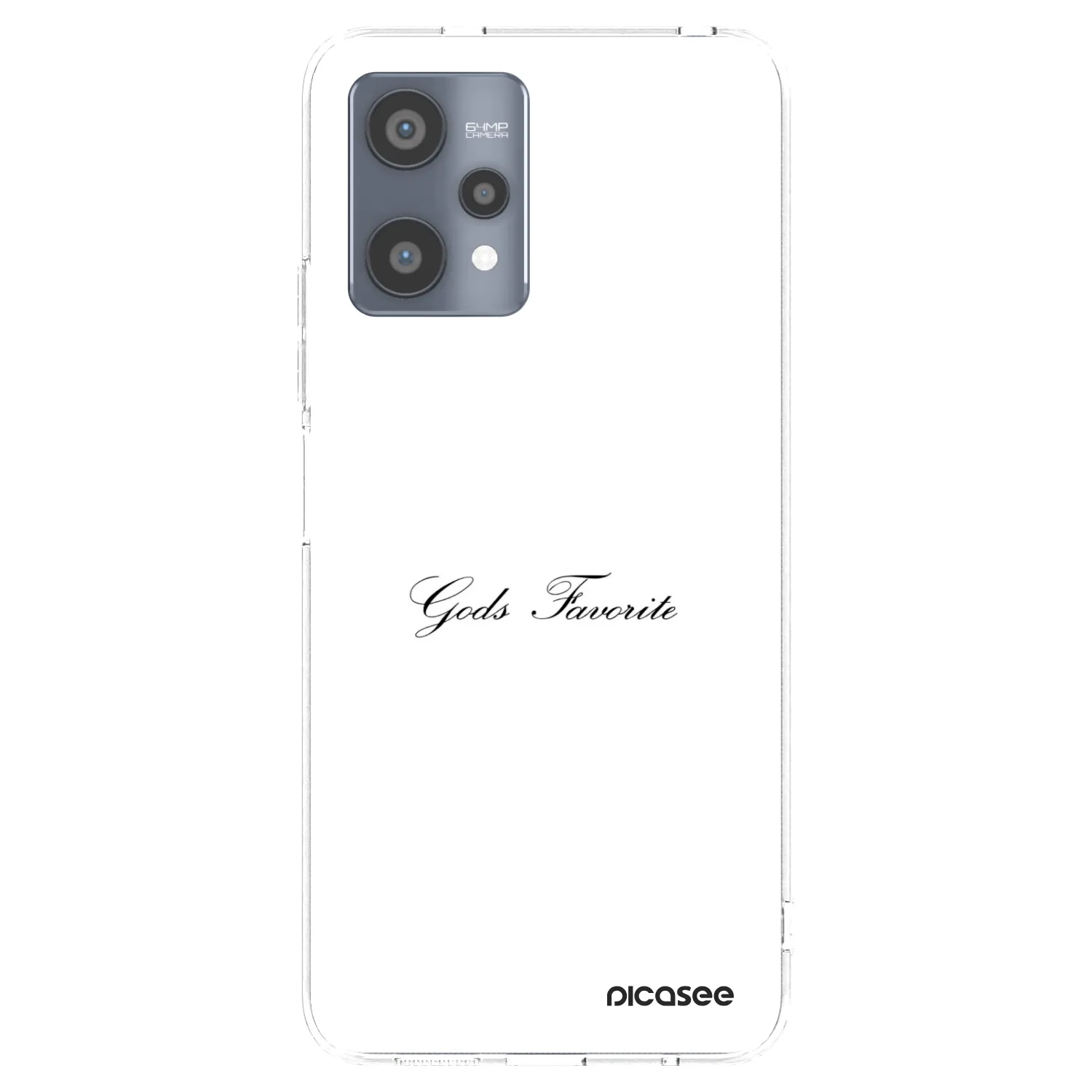 Picasee silikonski prozorni ovitek za Realme 9 Pro 5G - Gods Favorite