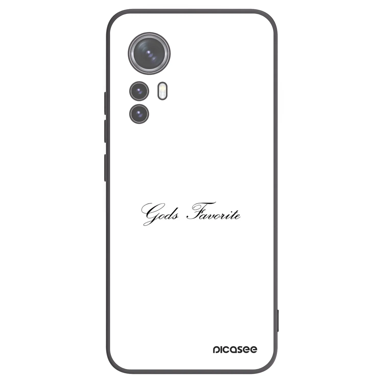 Picasee silikonski črni ovitek za Xiaomi 12 - Gods Favorite
