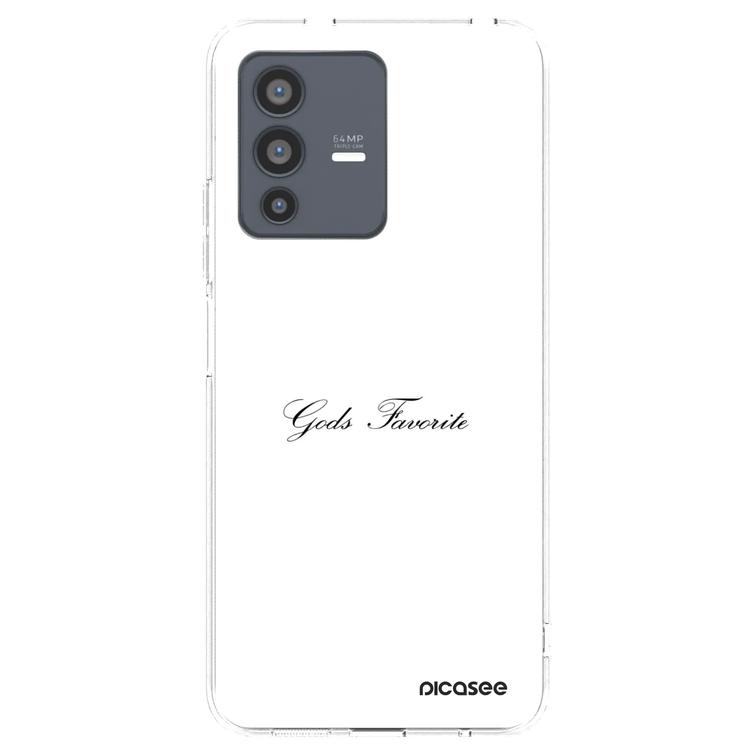 Picasee silikonski prozorni ovitek za Vivo V23 5G - Gods Favorite