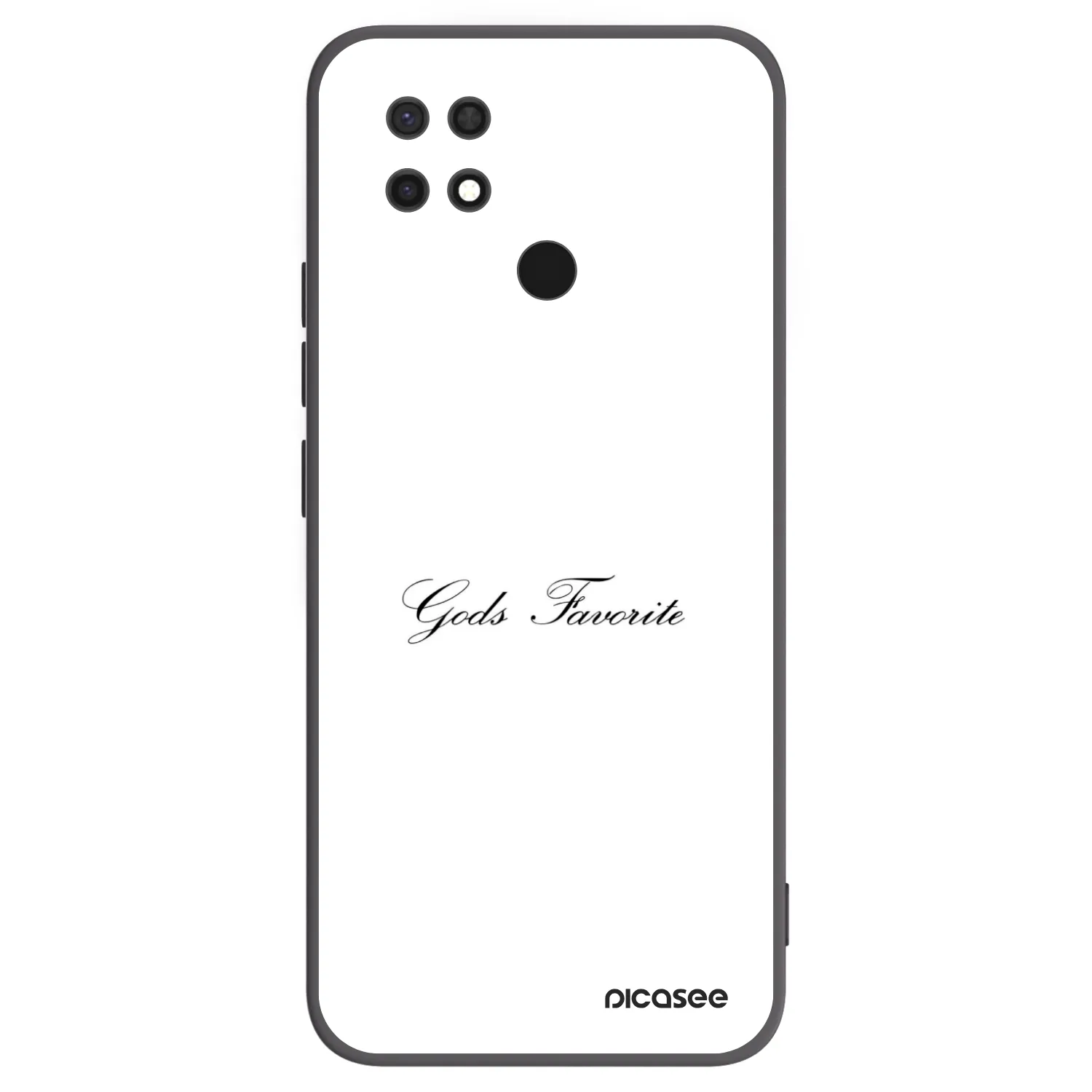 Picasee silikonski črni ovitek za Xiaomi Redmi 10C - Gods Favorite