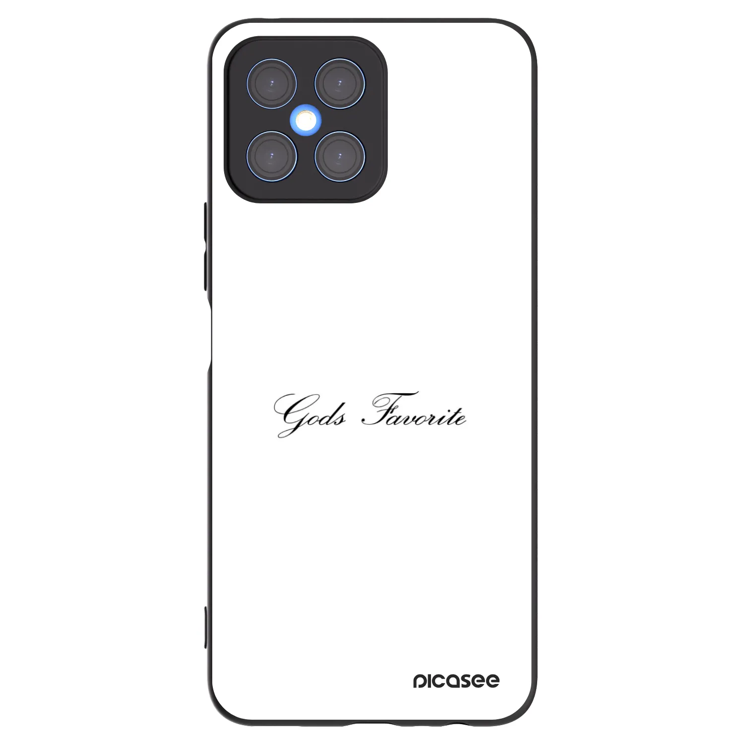 Picasee silikonski črni ovitek za Honor X8 4G - Gods Favorite