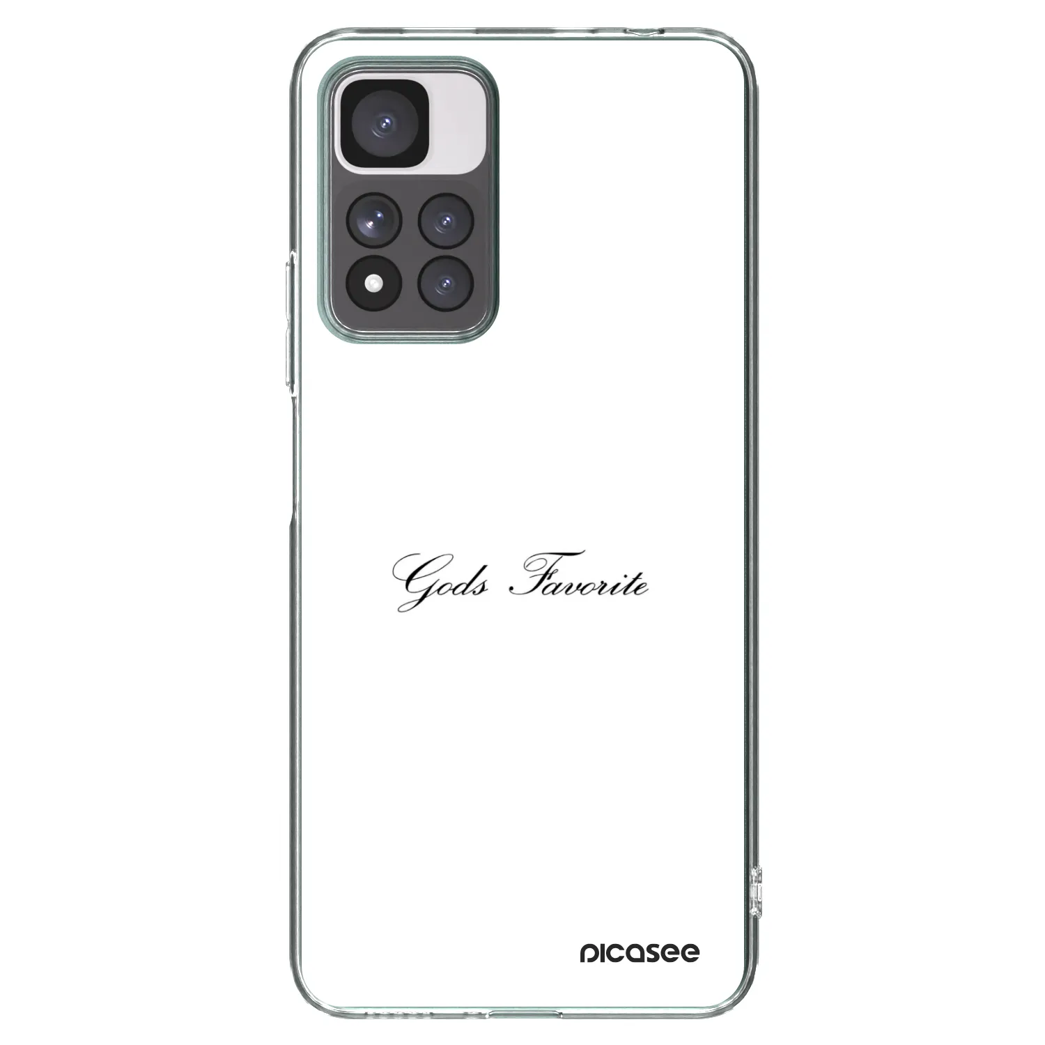 Picasee silikonski prozorni ovitek za Xiaomi Redmi Note 11 Pro+ 5G - Gods Favorite