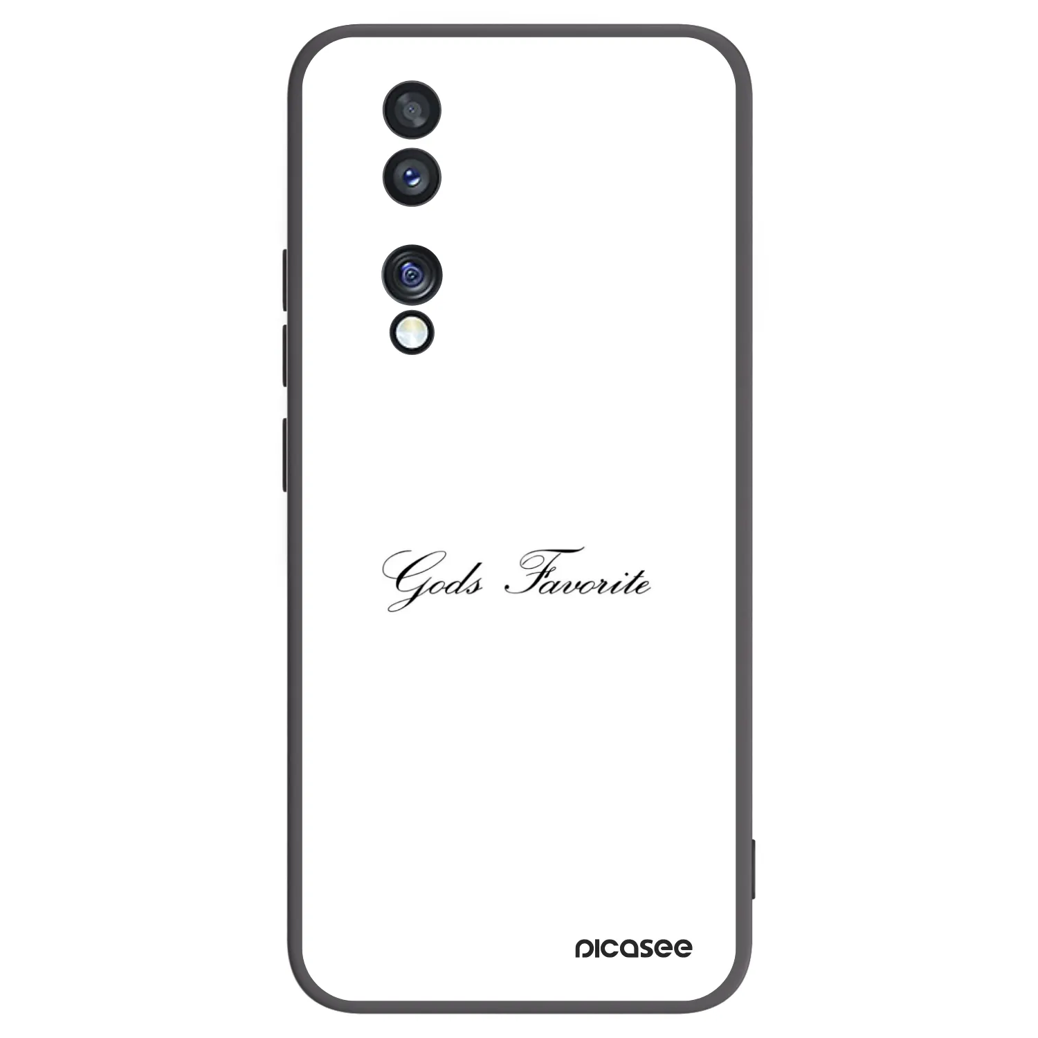 Picasee silikonski črni ovitek za Honor 70 - Gods Favorite