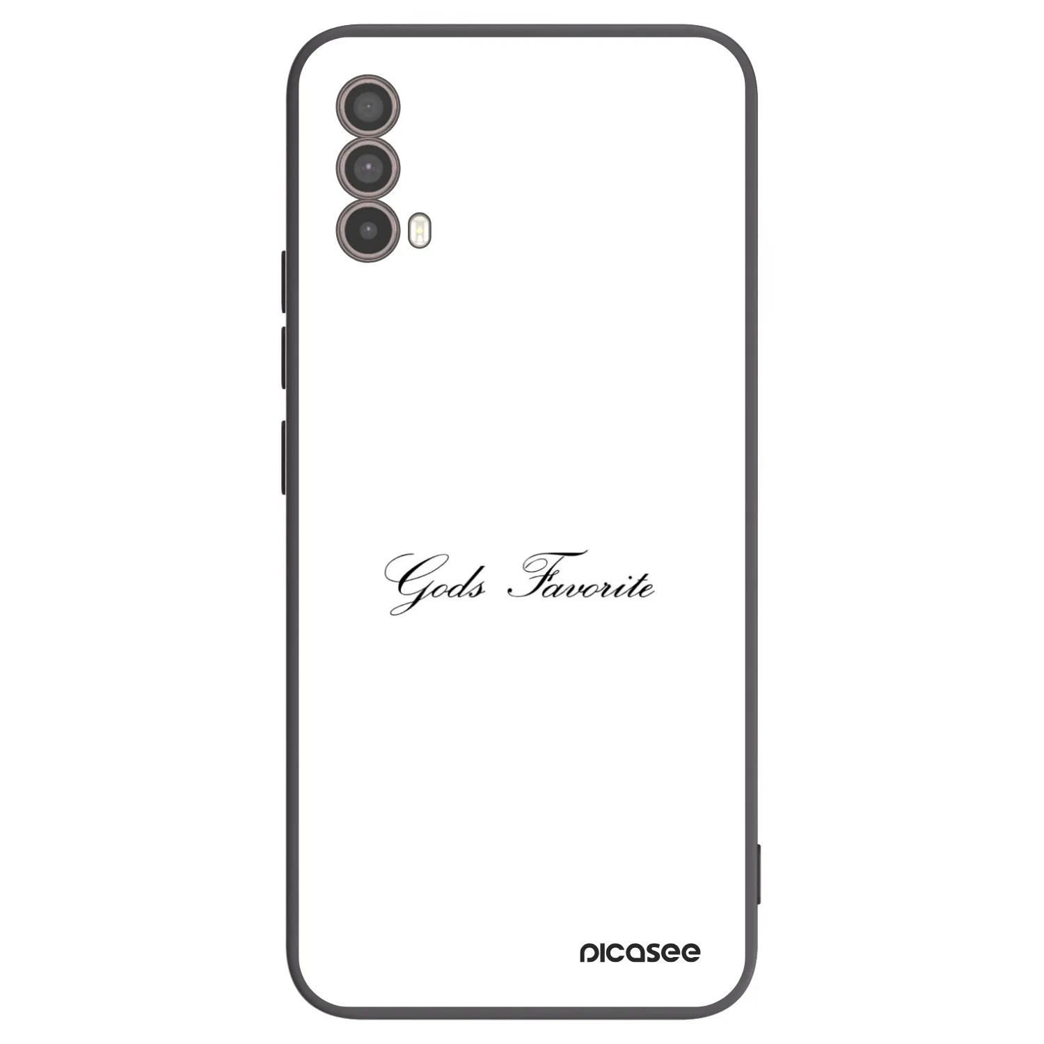 Picasee silikonski črni ovitek za Motorola Moto E40 - Gods Favorite