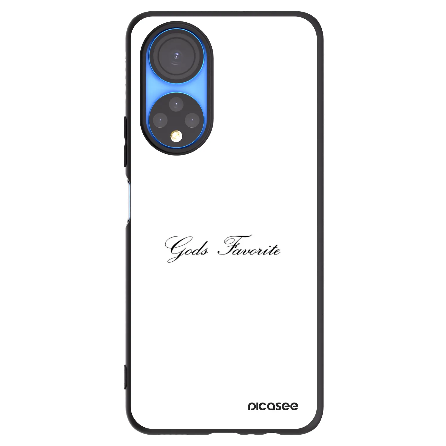 Picasee silikonski črni ovitek za Honor X7 - Gods Favorite