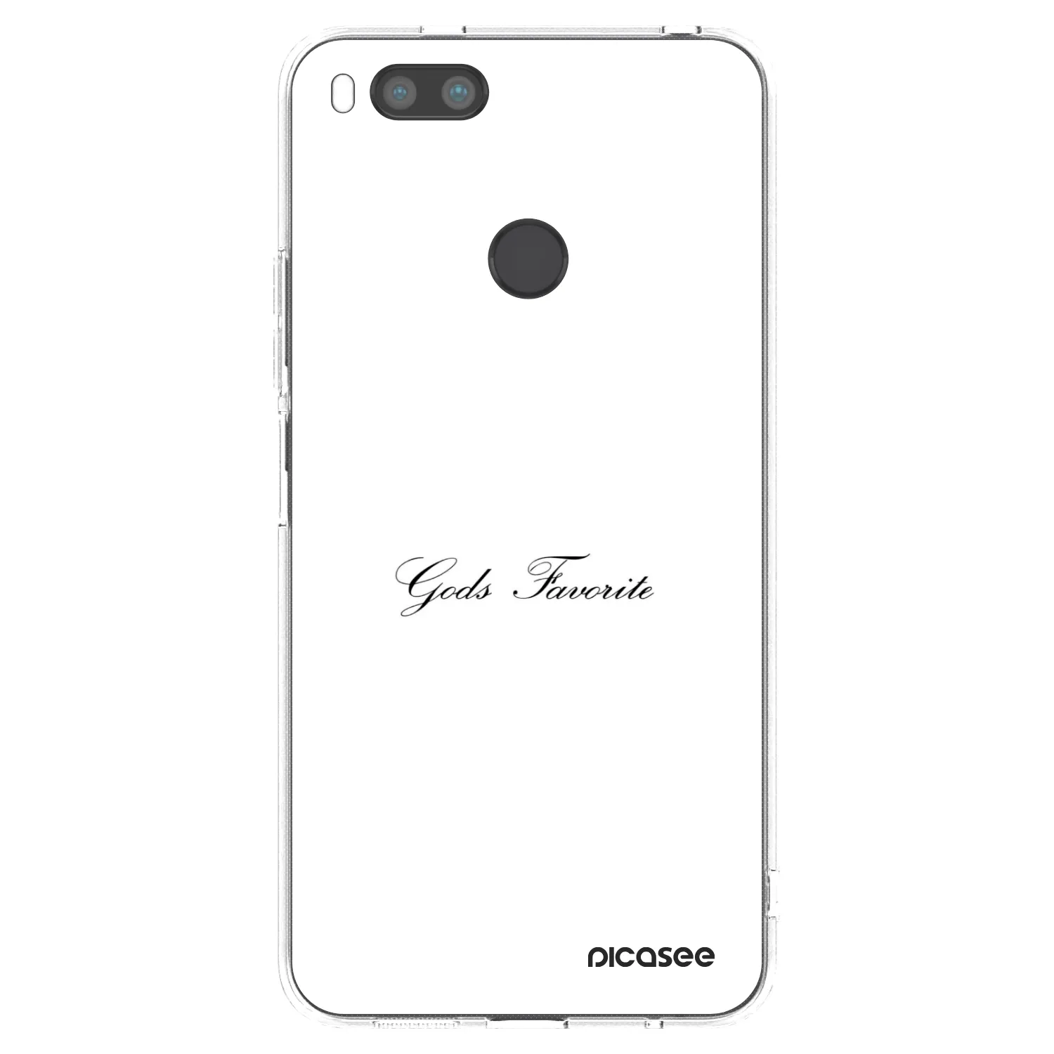 Picasee silikonski prozorni ovitek za Xiaomi Redmi A1 - Gods Favorite