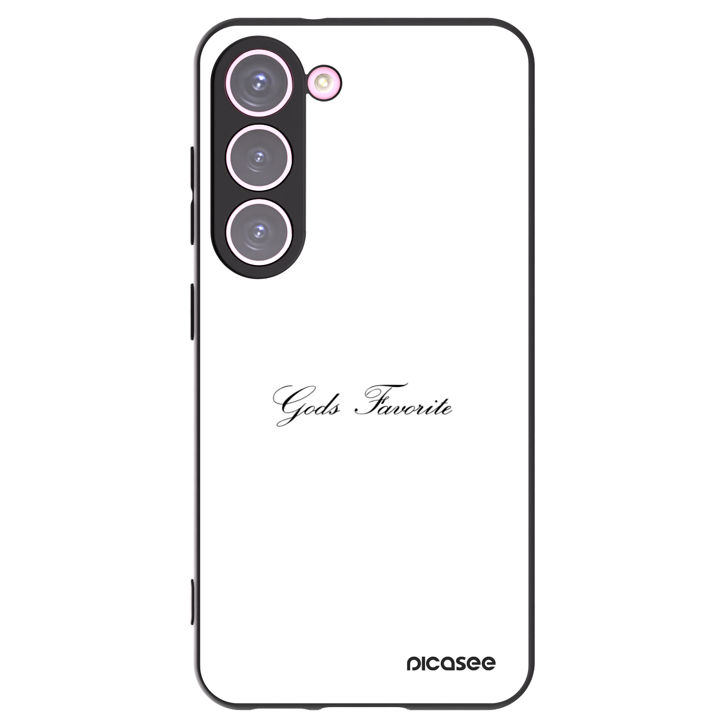 Picasee silikonski črni ovitek za Samsung Galaxy S23 5G - Gods Favorite