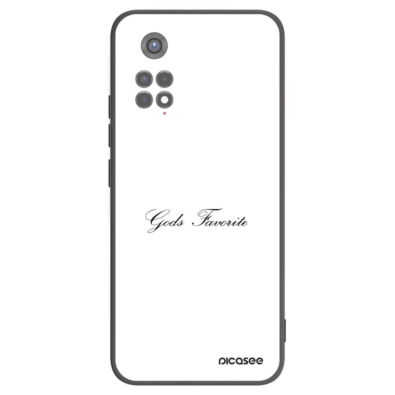 Picasee silikonski črni ovitek za Xiaomi Redmi Note 11S 5G - Gods Favorite