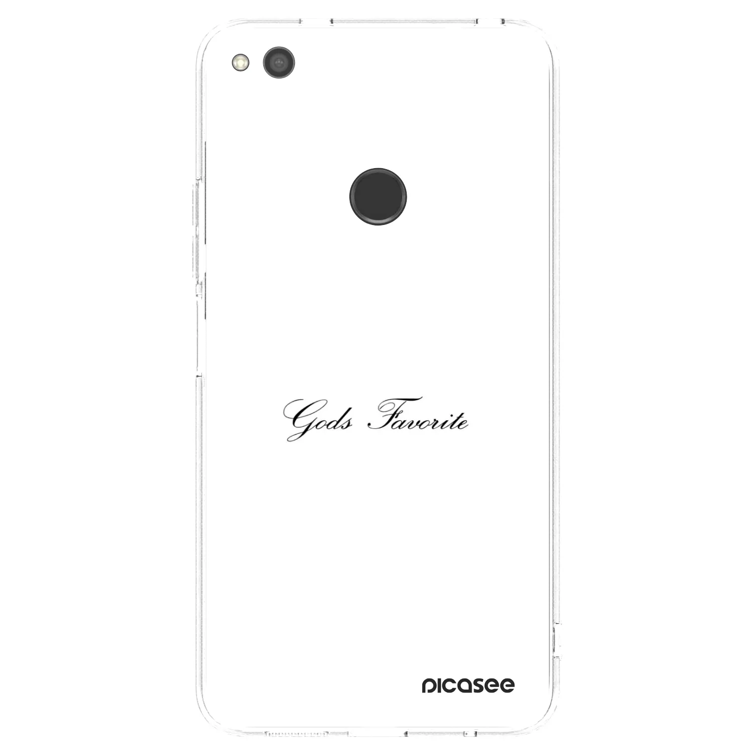 Picasee silikonski prozorni ovitek za Huawei P9 Lite 2017 - Gods Favorite