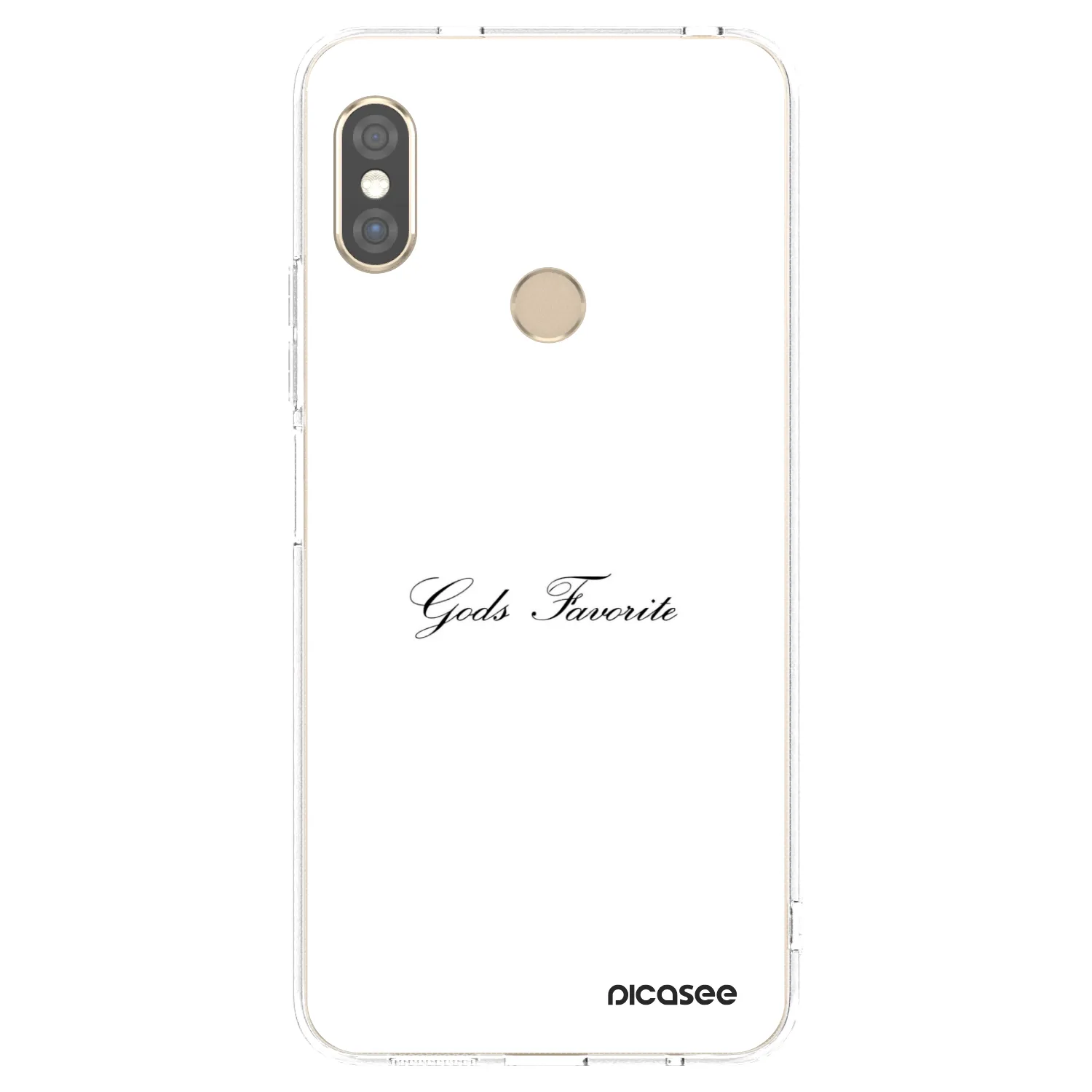 Picasee silikonski prozorni ovitek za Xiaomi Redmi Note 5 Global - Gods Favorite