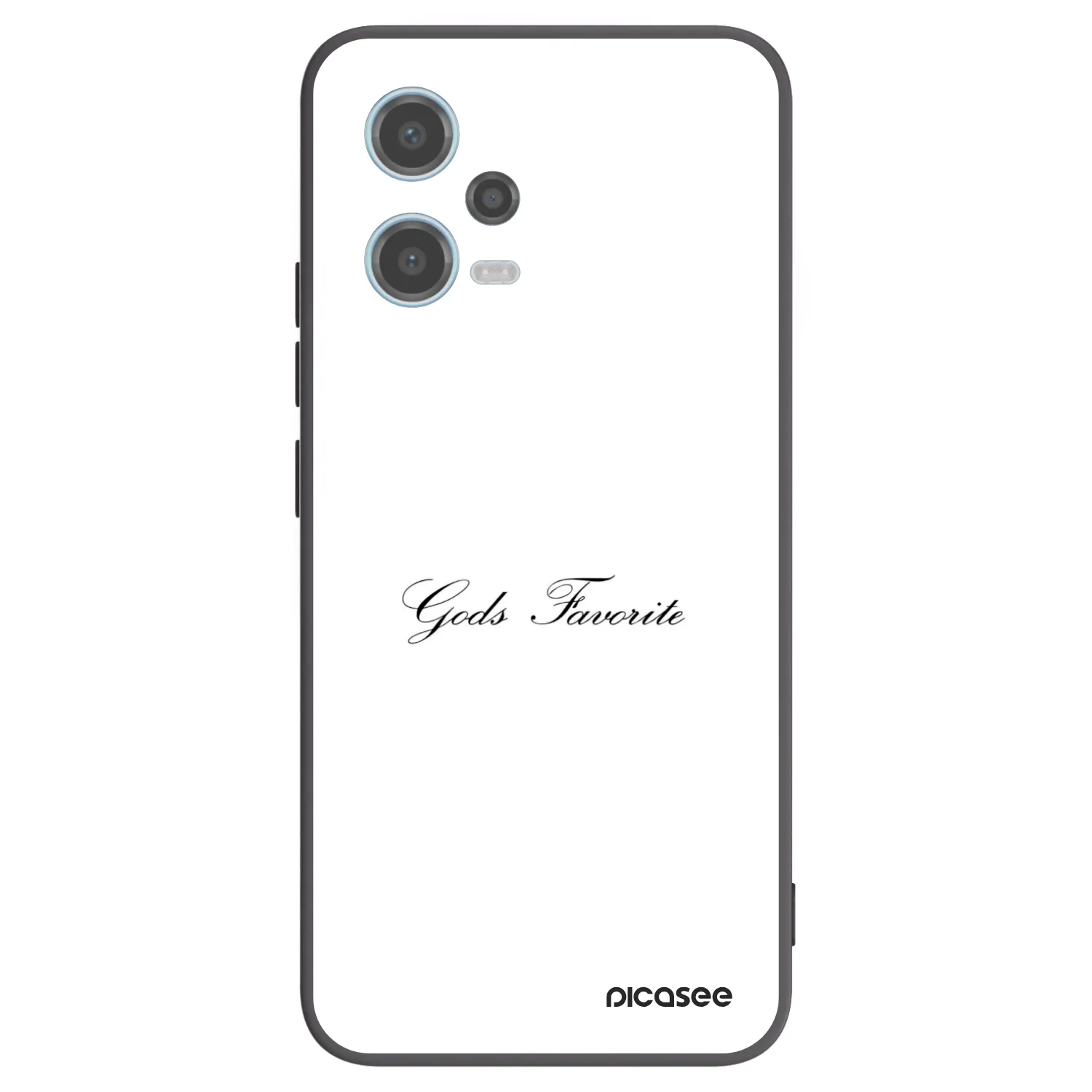 Picasee silikonski črni ovitek za Xiaomi Redmi Note 12 5G - Gods Favorite