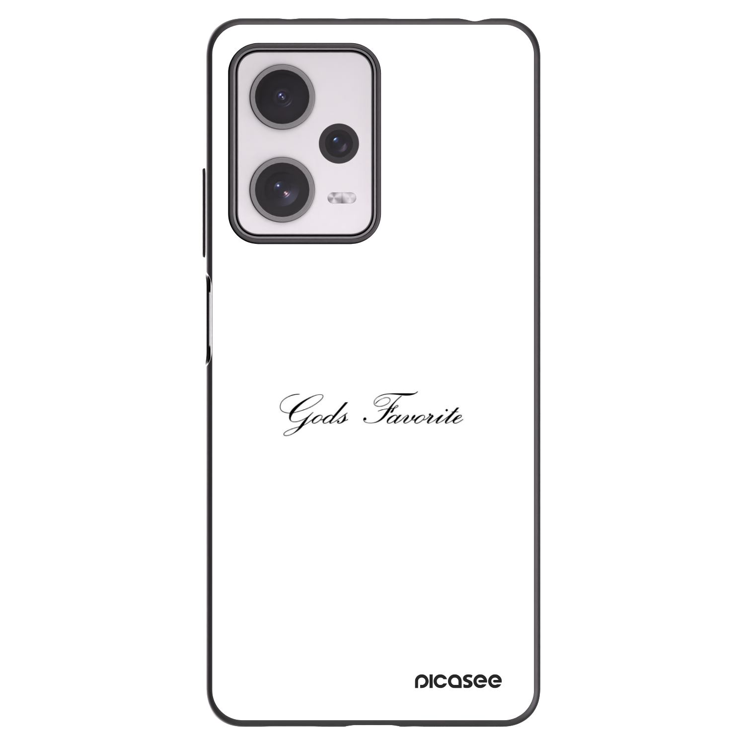 Picasee silikonski črni ovitek za Xiaomi Redmi Note 12 Pro+ 5G - Gods Favorite