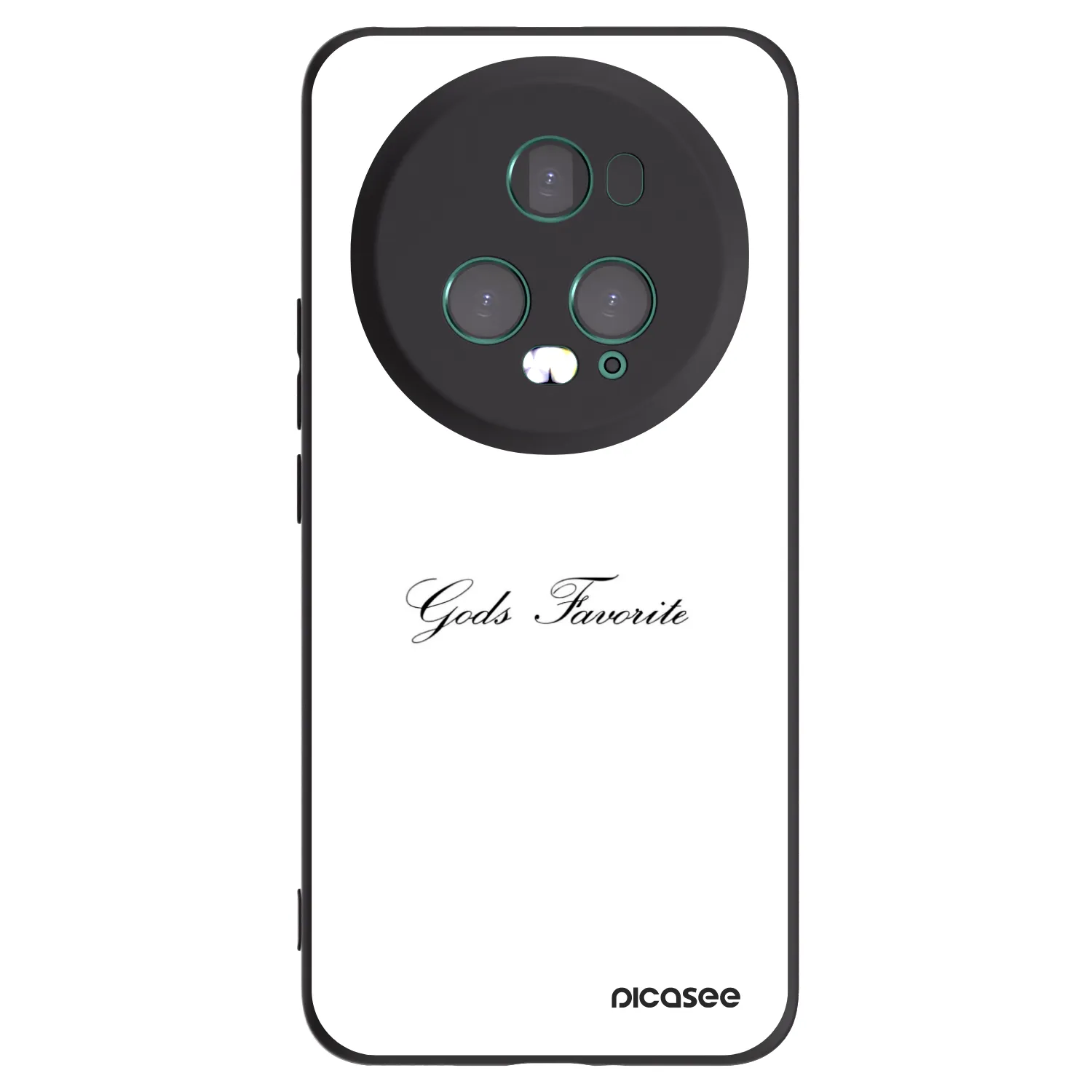 Picasee silikonski črni ovitek za Honor Magic5 Pro - Gods Favorite
