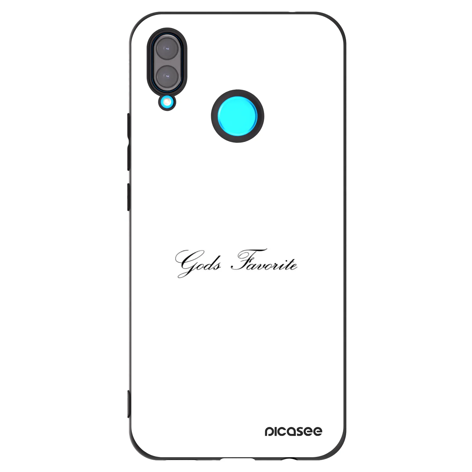 Picasee silikonski črni ovitek za Huawei Nova 3 - Gods Favorite