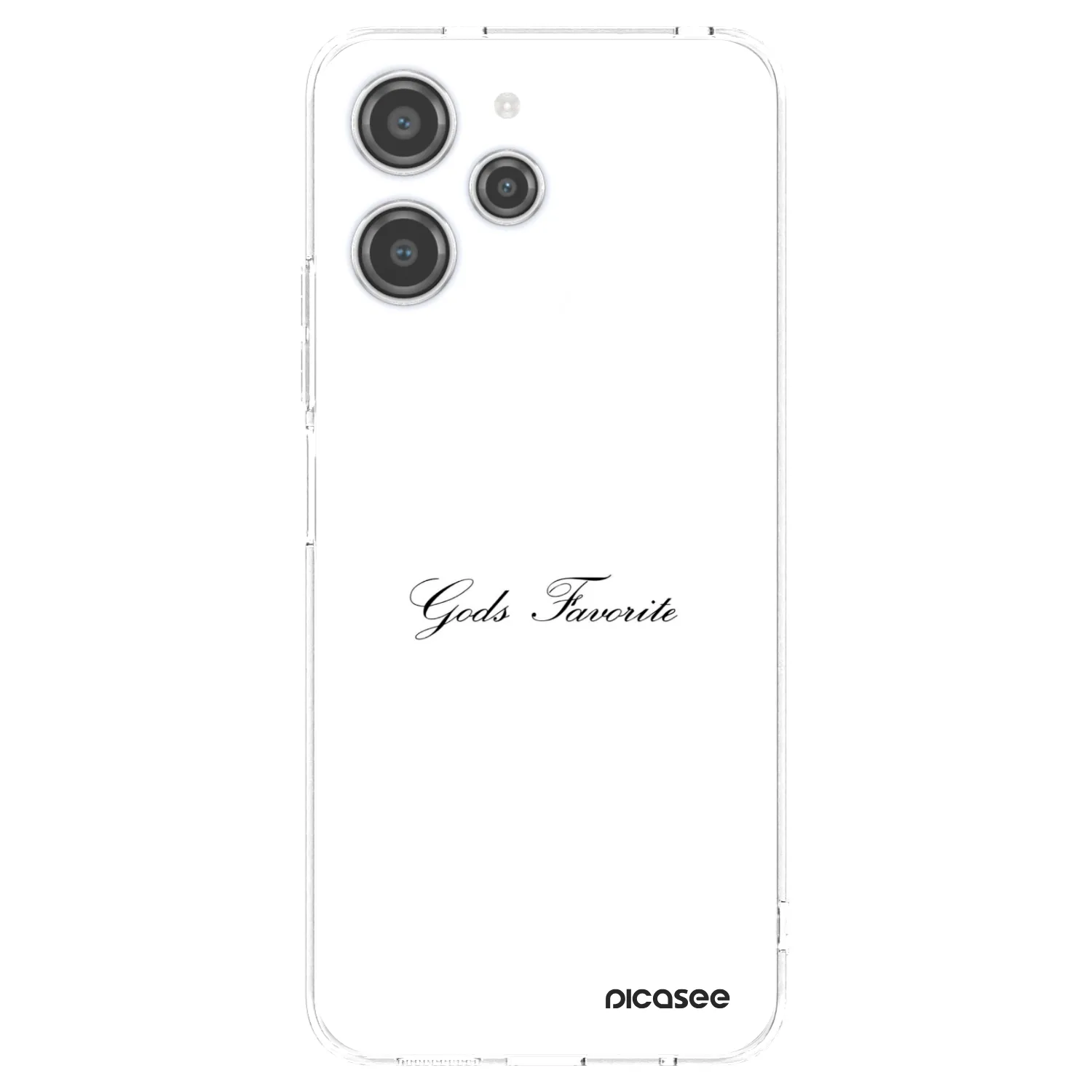 Picasee silikonski prozorni ovitek za Xiaomi Redmi 12 4G - Gods Favorite