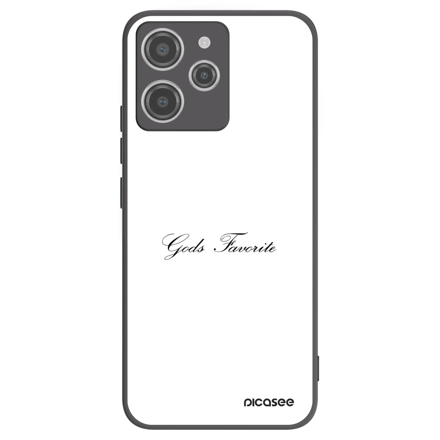 Picasee silikonski črni ovitek za Xiaomi Redmi 12 4G - Gods Favorite