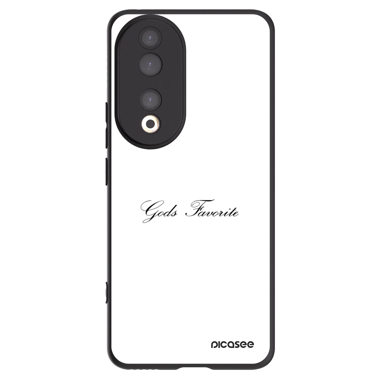 Picasee silikonski črni ovitek za Honor 90 5G - Gods Favorite
