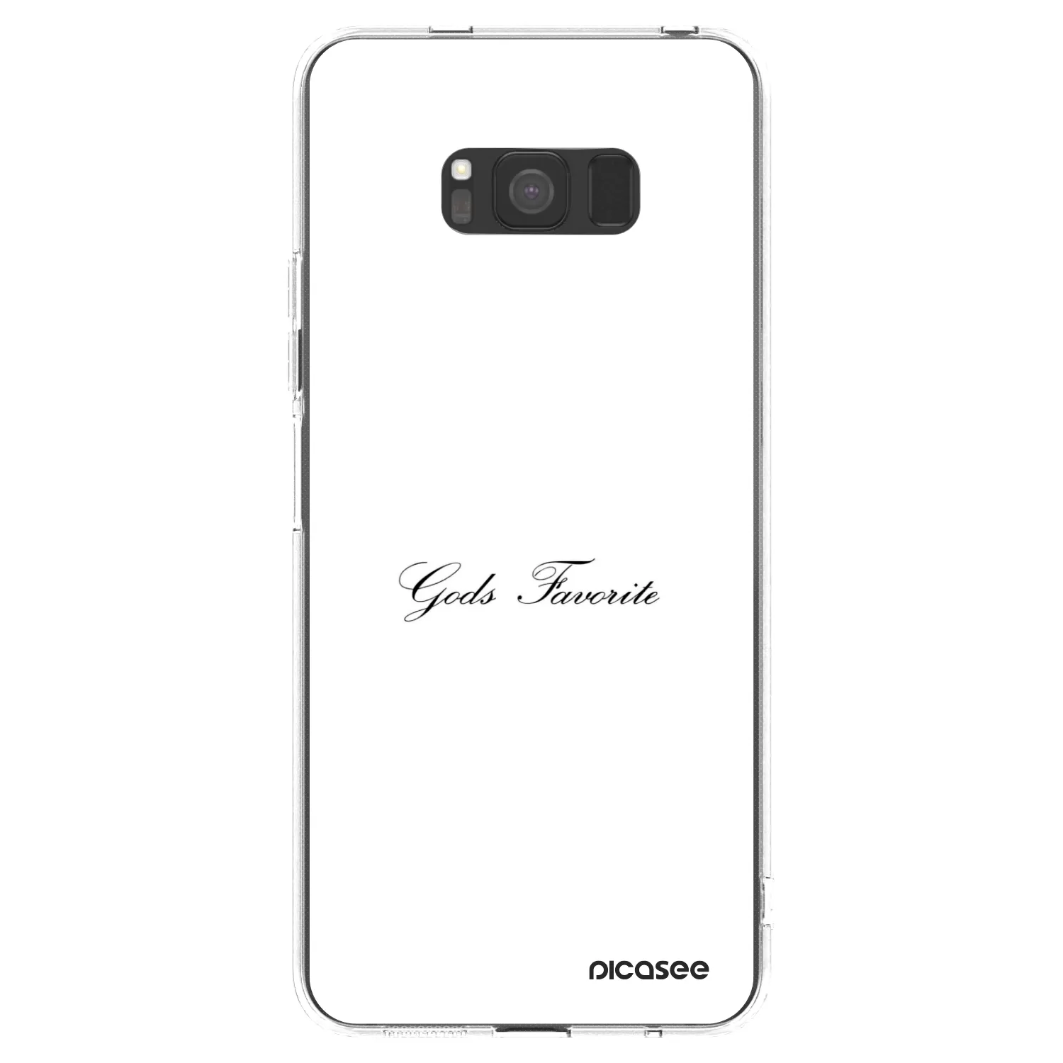 Picasee silikonski prozorni ovitek za Samsung Galaxy S8 G950F - Gods Favorite