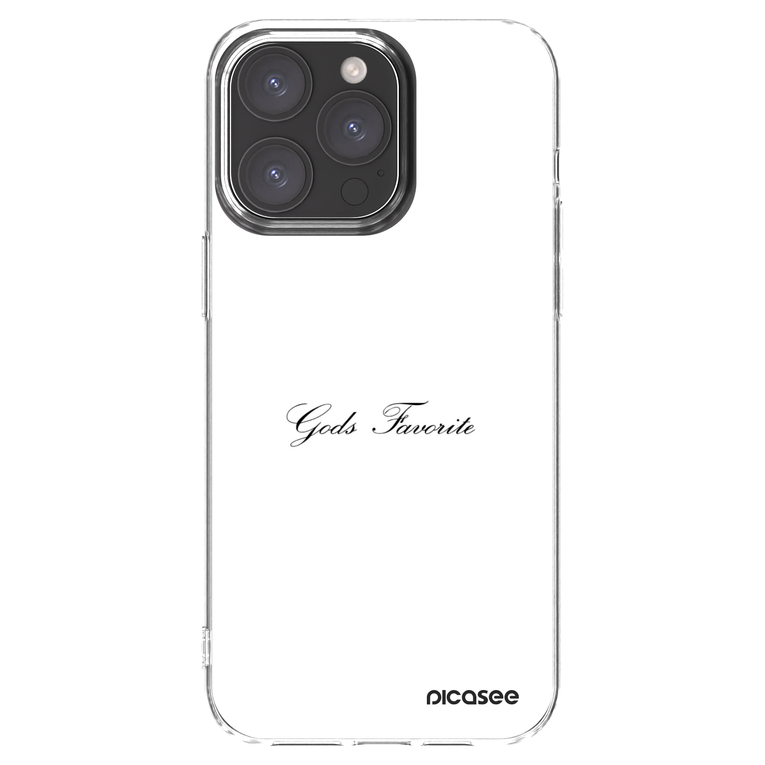 Picasee silikonski prozorni ovitek za Apple iPhone 15 Pro Max - Gods Favorite