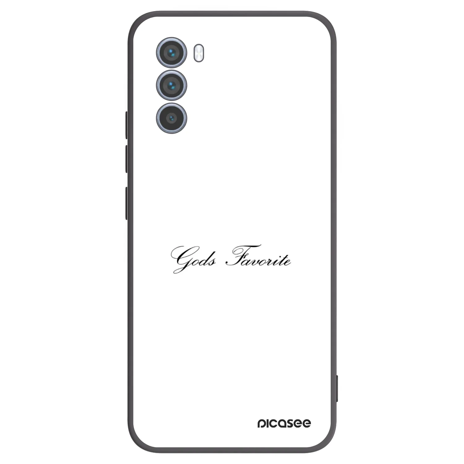 Picasee silikonski črni ovitek za Motorola Moto G62 - Gods Favorite
