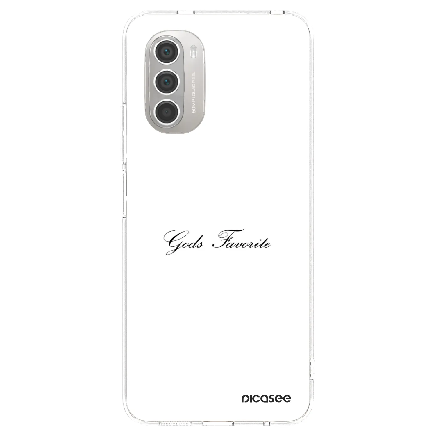 Picasee silikonski prozorni ovitek za Motorola Moto G51 - Gods Favorite
