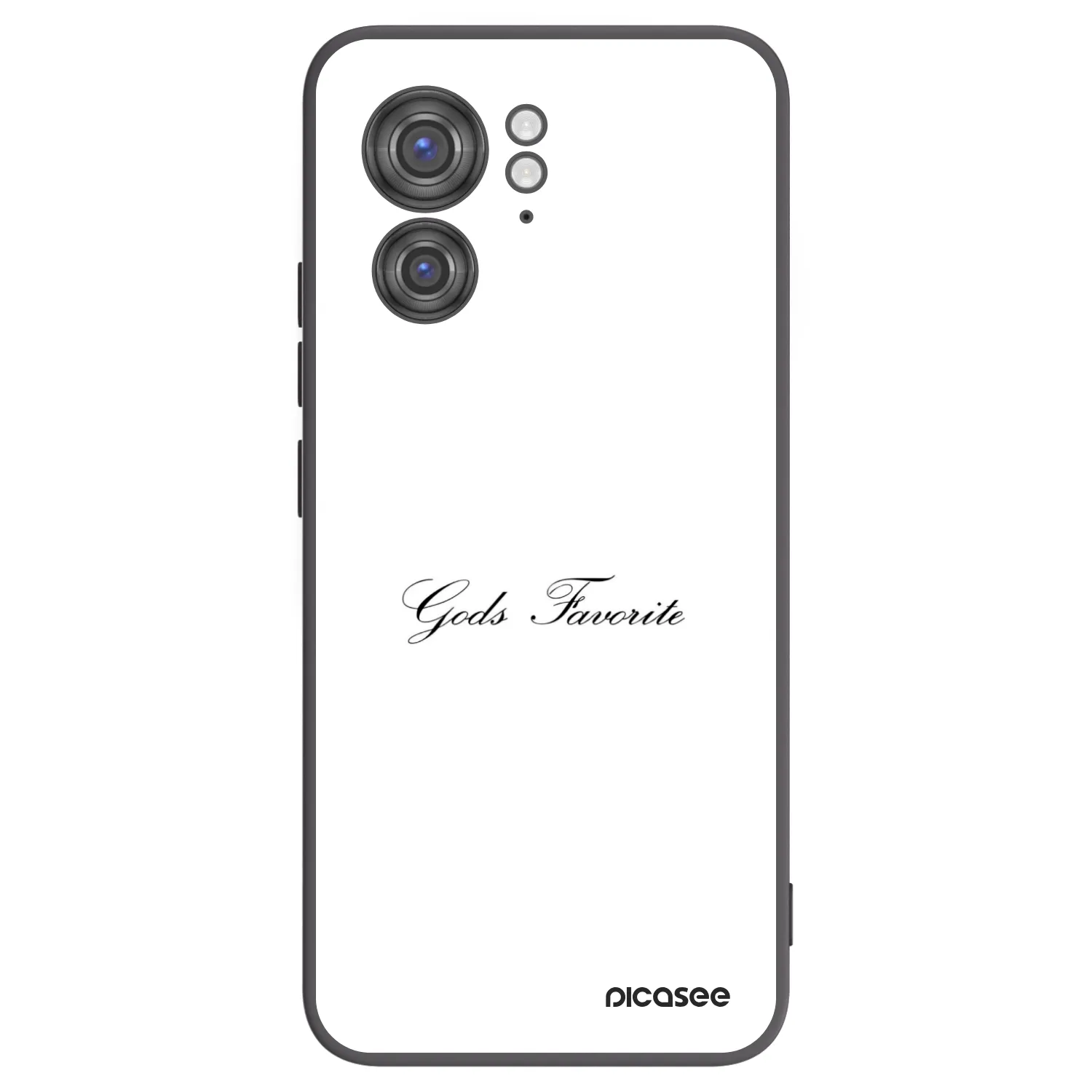 Picasee silikonski črni ovitek za Motorola Edge 40 - Gods Favorite