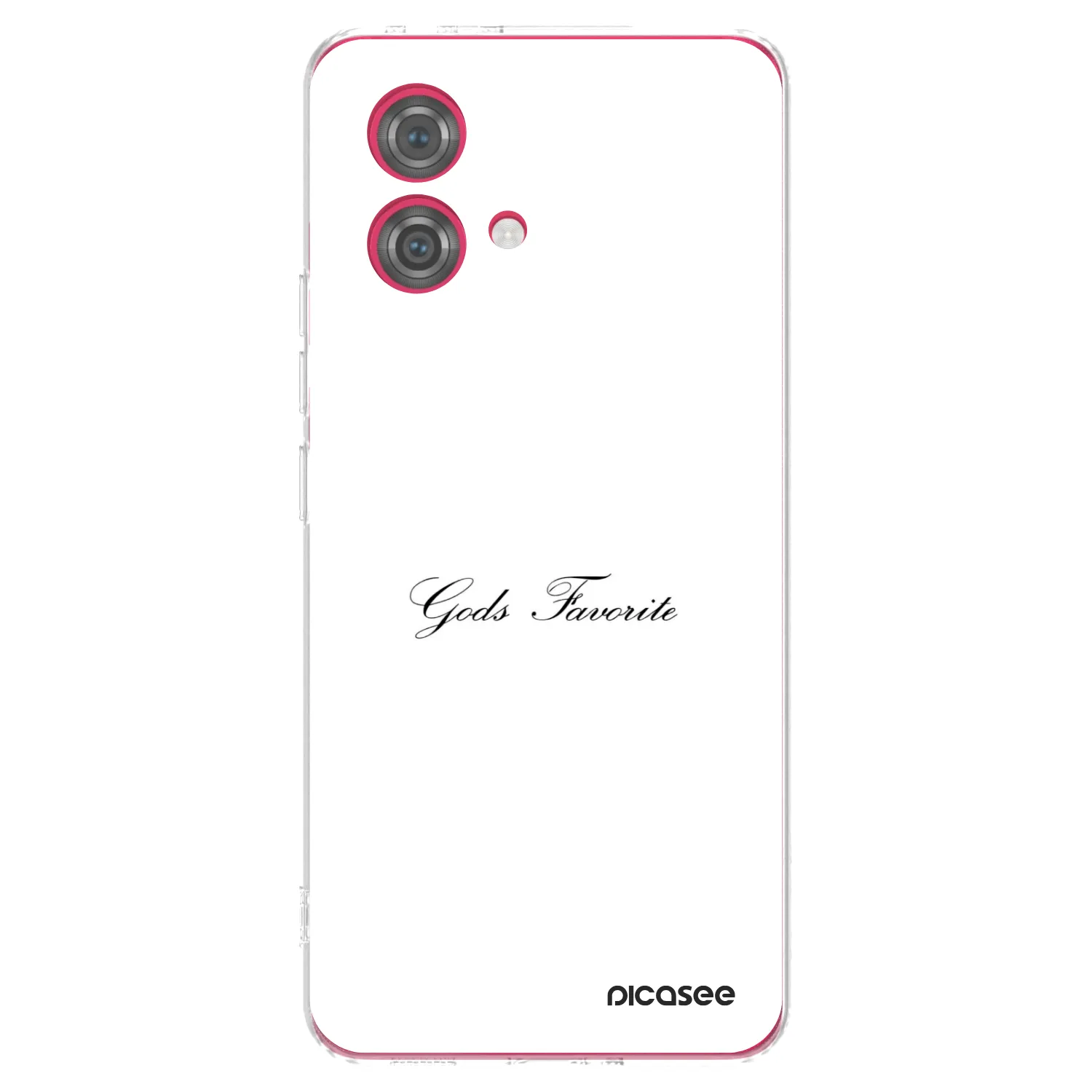 Picasee silikonski prozorni ovitek za Motorola Moto G84 5G - Gods Favorite