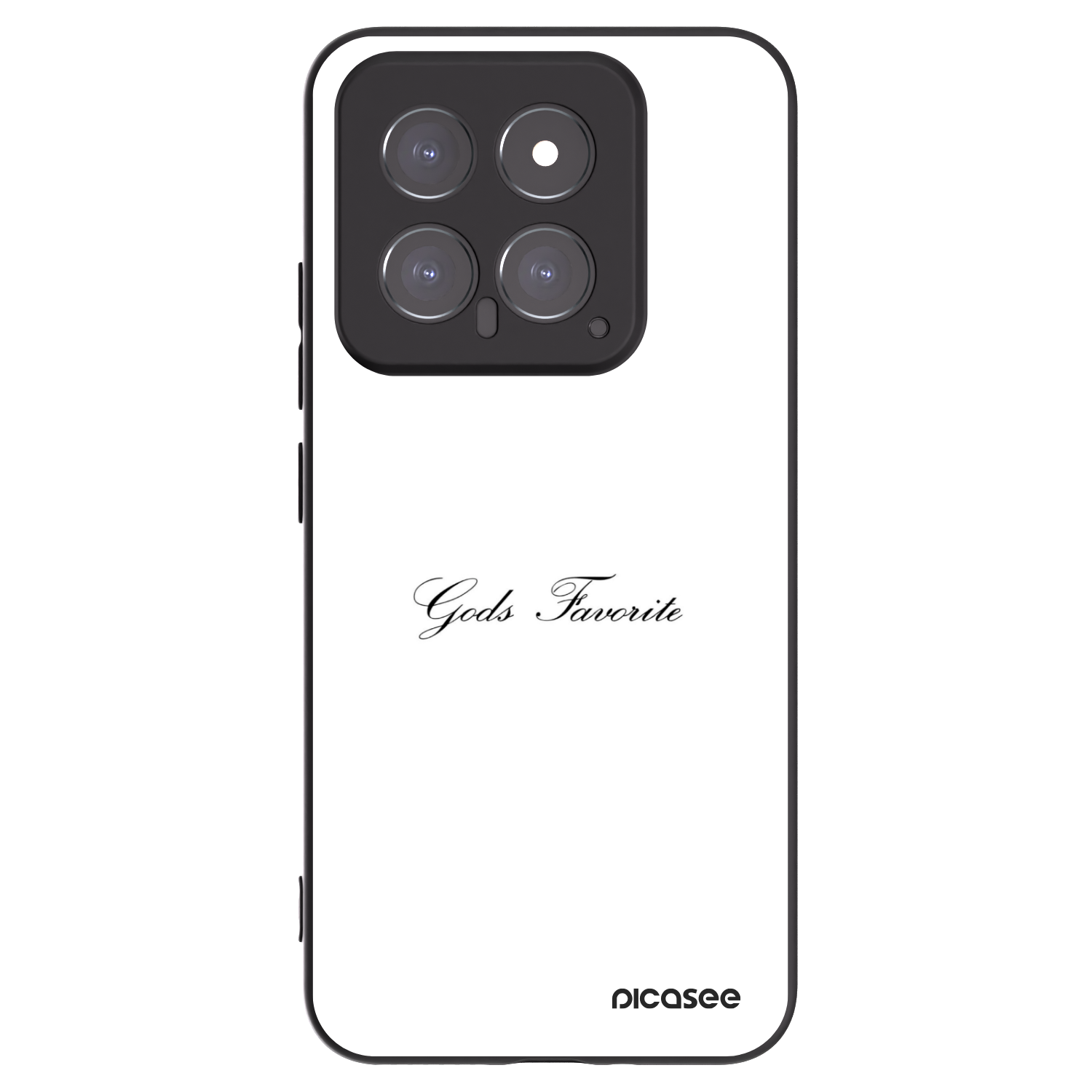 Picasee silikonski črni ovitek za Xiaomi 14 - Gods Favorite