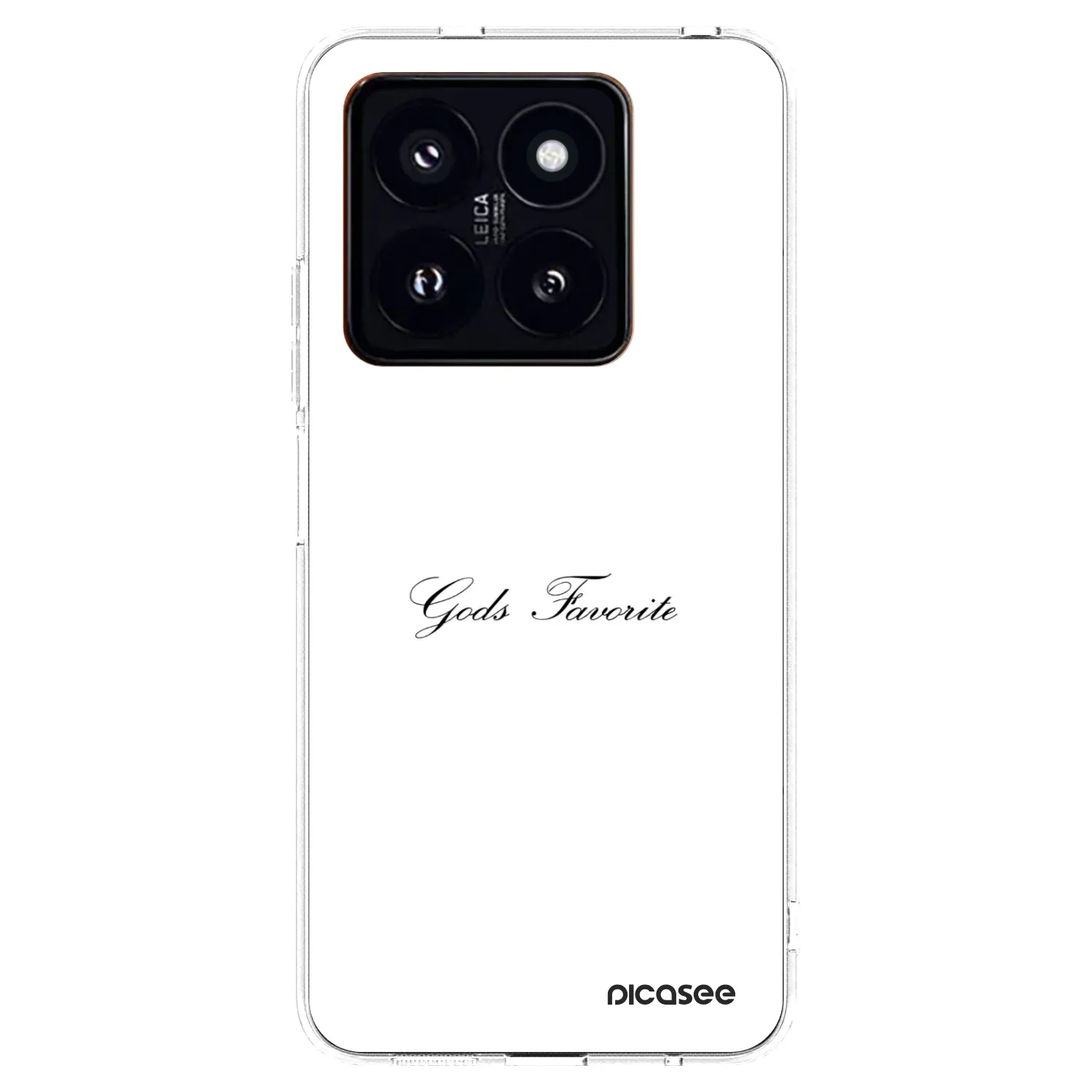 Picasee silikonski prozorni ovitek za Xiaomi 14 Pro - Gods Favorite
