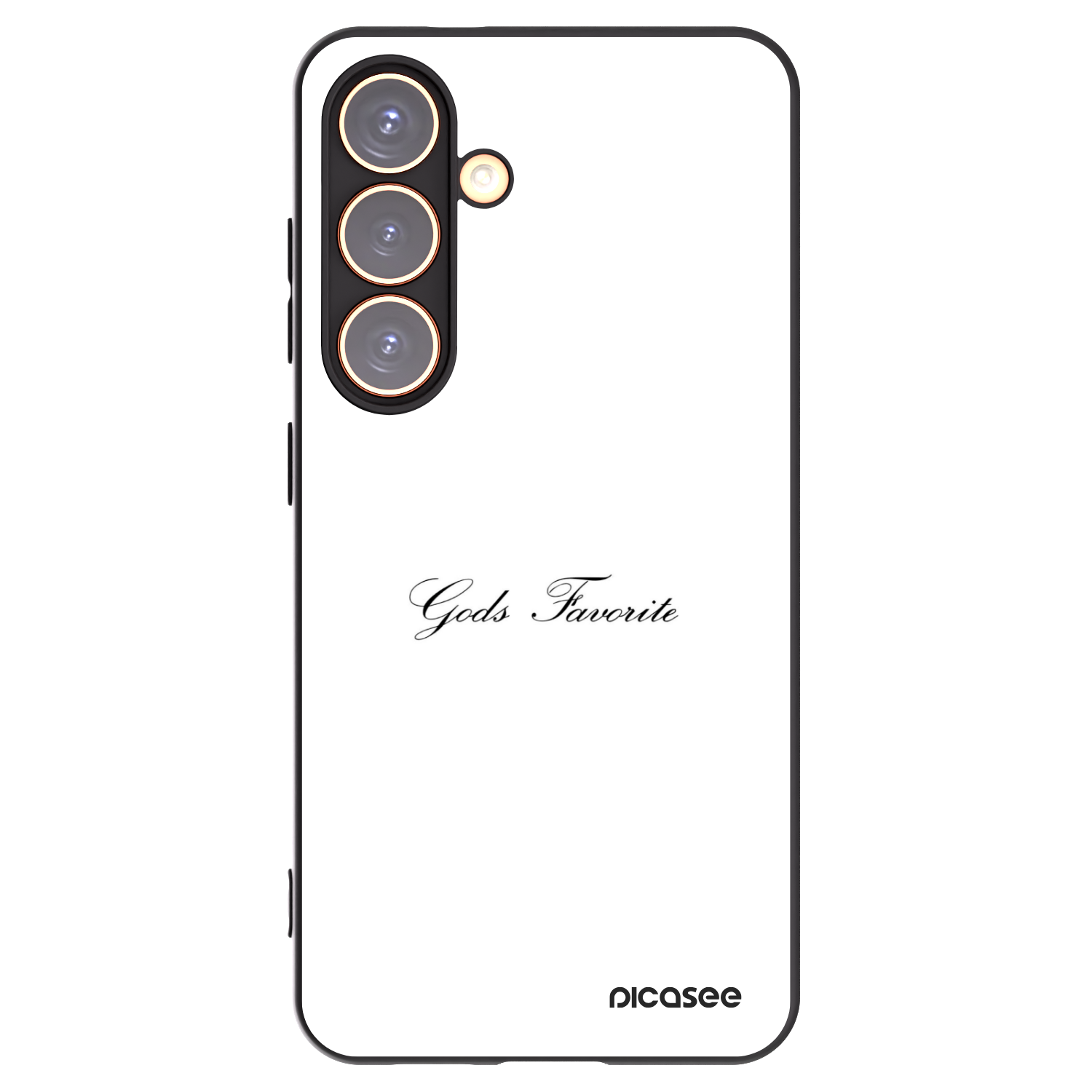 Picasee silikonski črni ovitek za Samsung Galaxy S24 S921B 5G - Gods Favorite