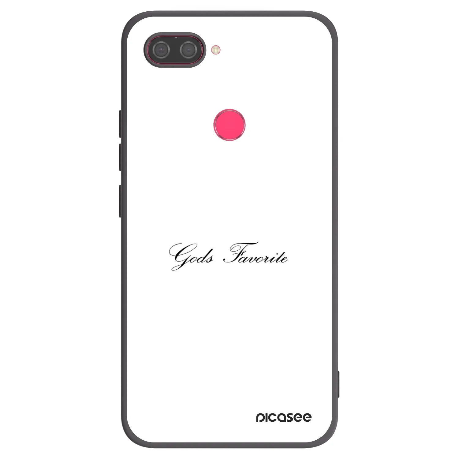 Picasee silikonski črni ovitek za Xiaomi Mi 8 Lite - Gods Favorite