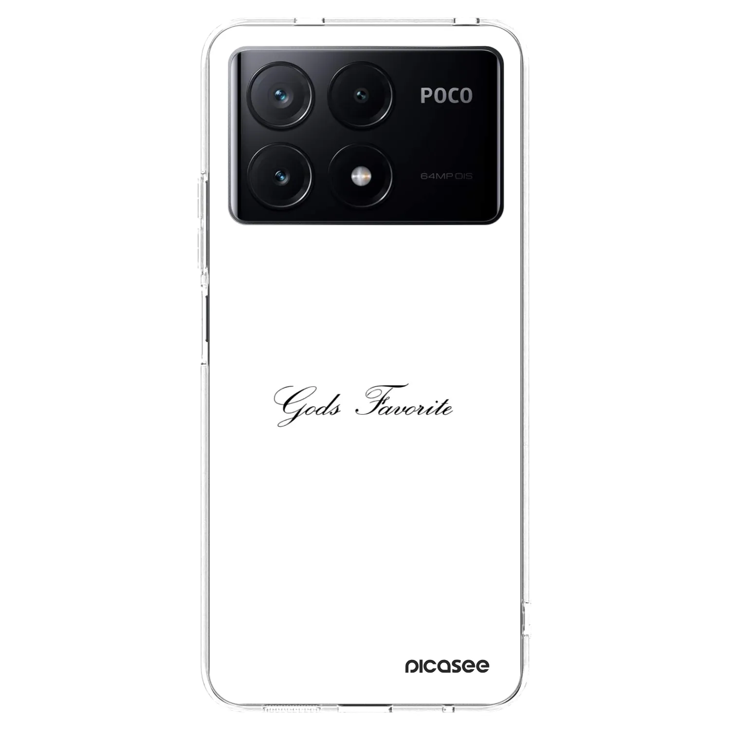 Picasee silikonski prozorni ovitek za Xiaomi Poco X6 Pro - Gods Favorite