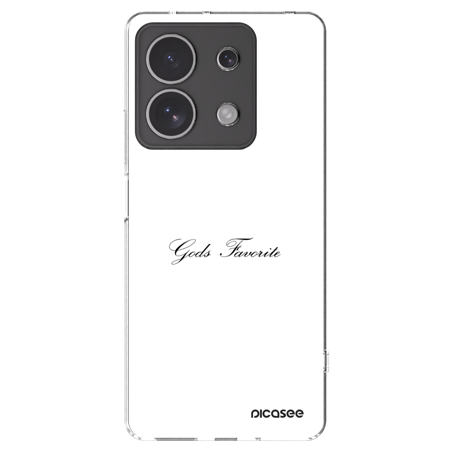 Picasee silikonski prozorni ovitek za Xiaomi Redmi Note 13 4G - Gods Favorite
