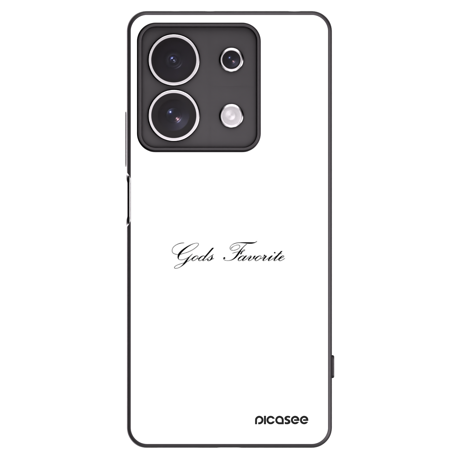 Picasee silikonski črni ovitek za Xiaomi Redmi Note 13 4G - Gods Favorite