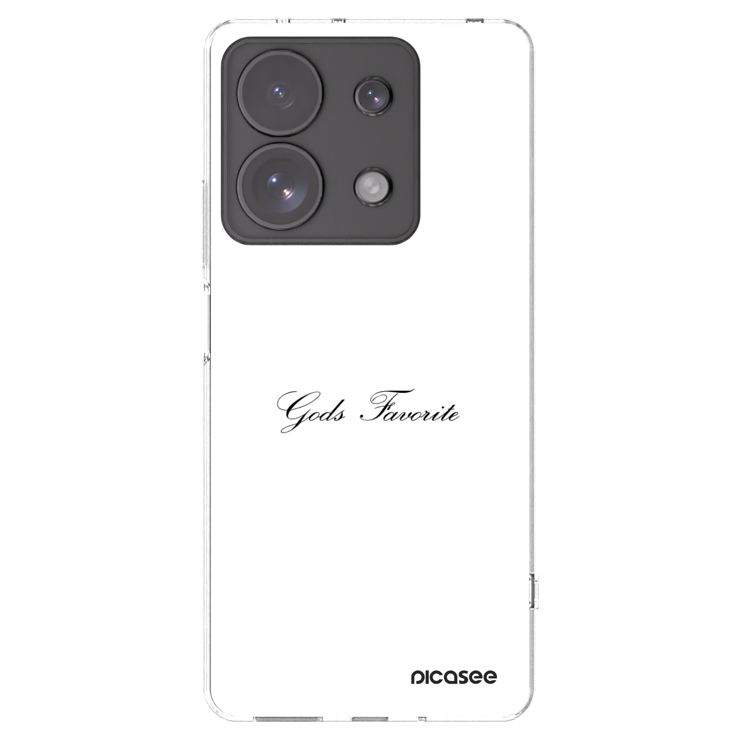 Picasee silikonski prozorni ovitek za Xiaomi Redmi Note 13 Pro 4G - Gods Favorite