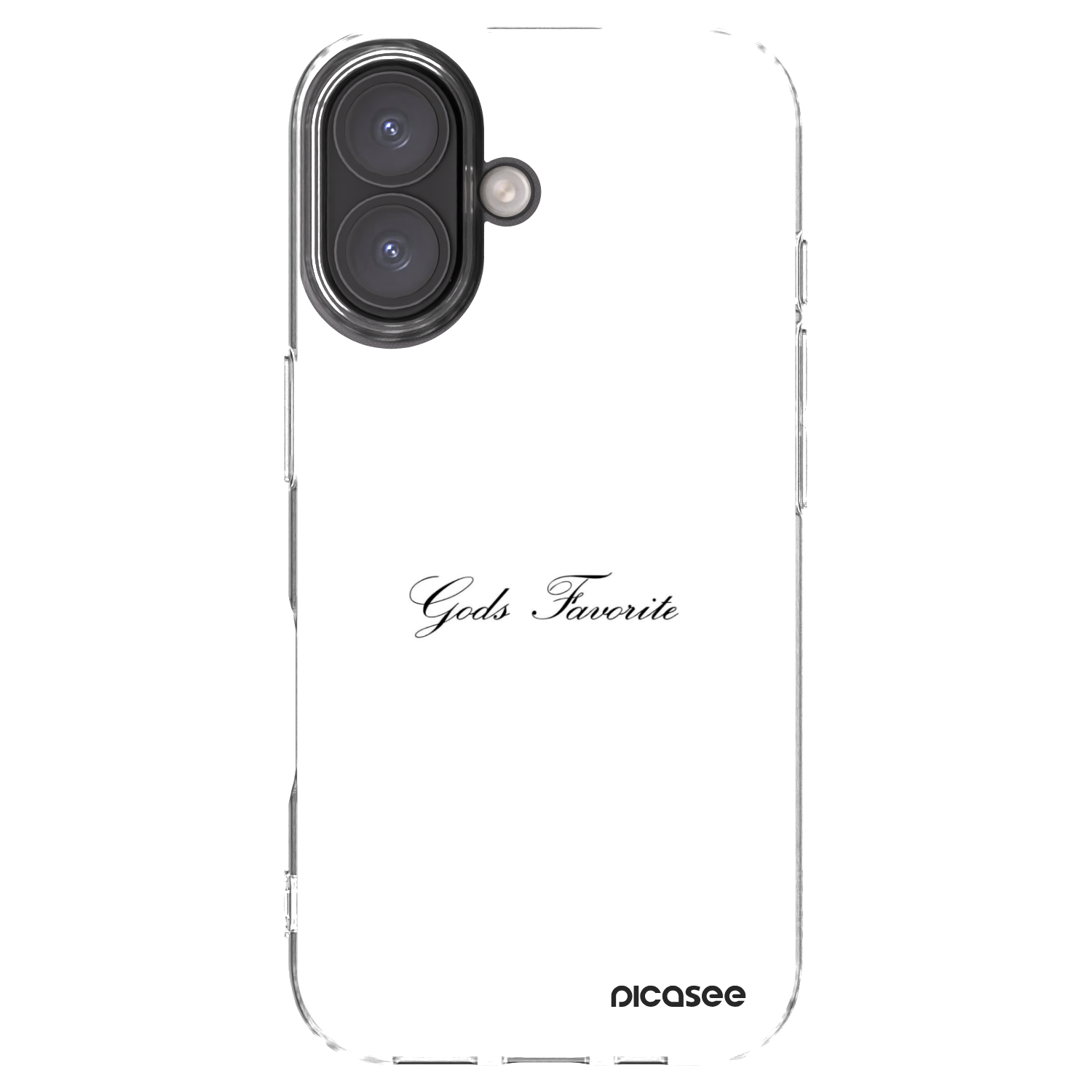 Picasee silikonski prozorni ovitek za Apple iPhone 16 - Gods Favorite