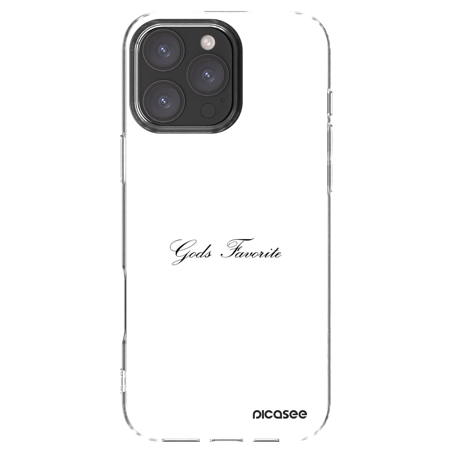 Picasee silikonski prozorni ovitek za Apple iPhone 16 Pro Max - Gods Favorite