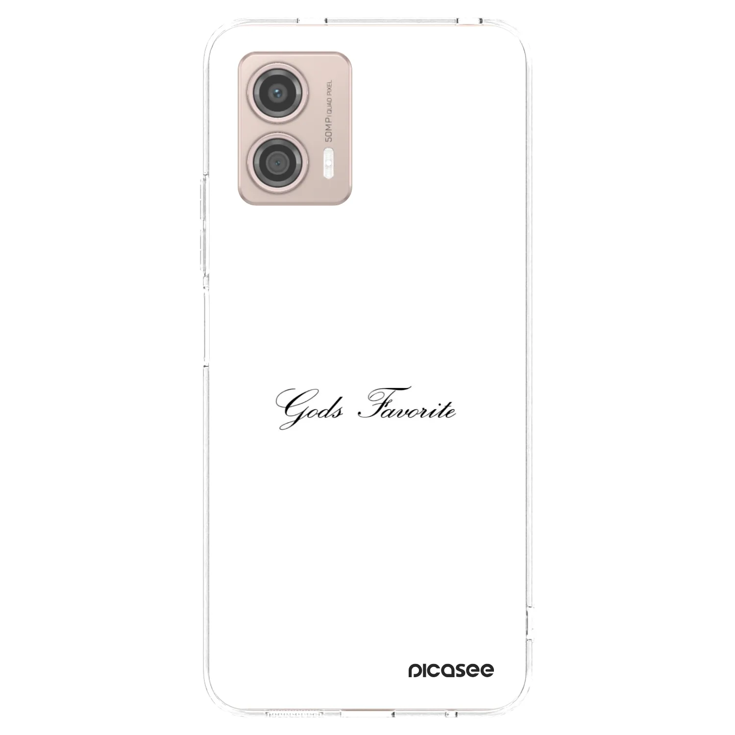 Picasee silikonski prozorni ovitek za Motorola Moto G53 5G - Gods Favorite