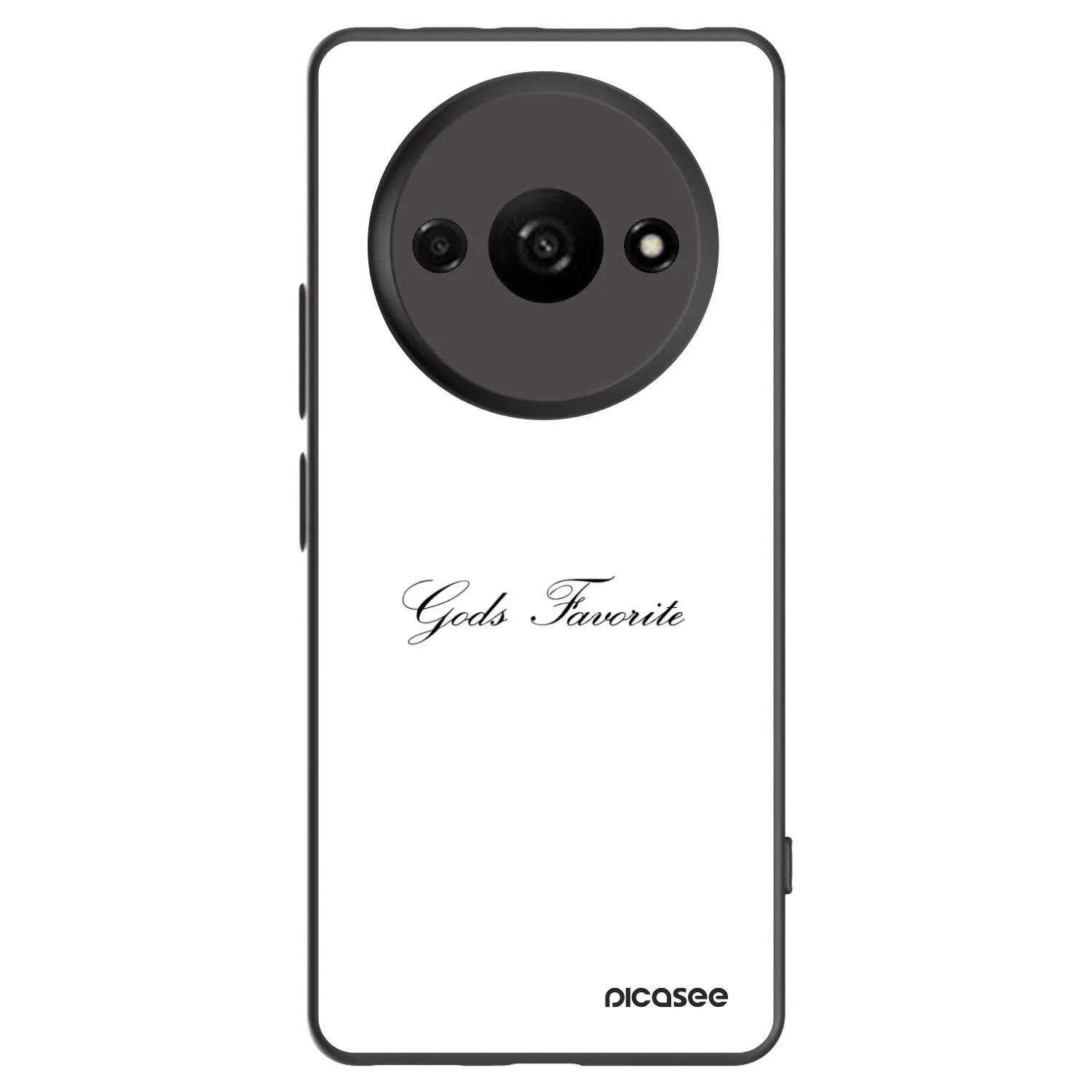 Picasee silikonski črni ovitek za Xiaomi Redmi A3 - Gods Favorite