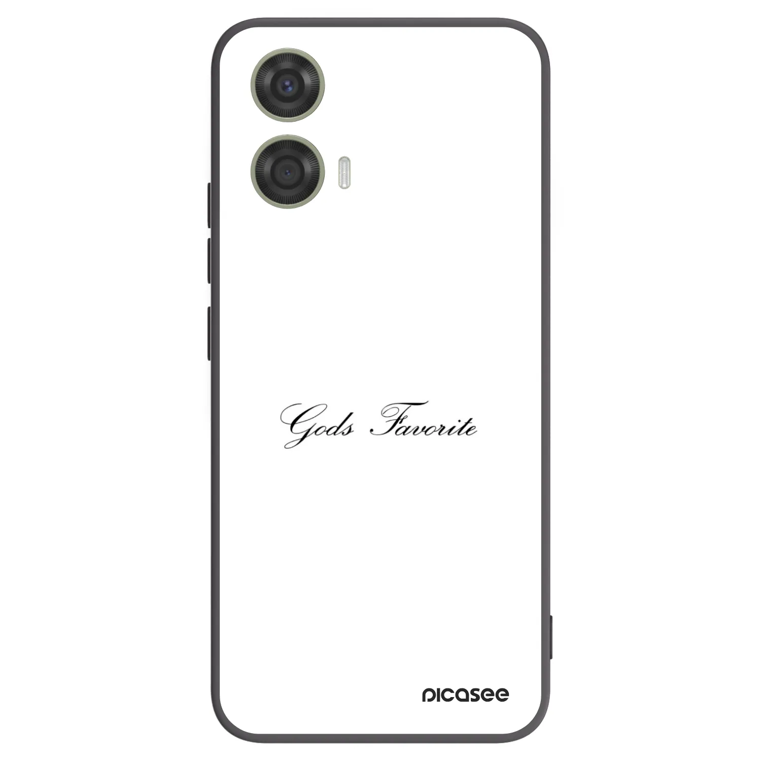 Picasee silikonski črni ovitek za Motorola Moto G24 - Gods Favorite