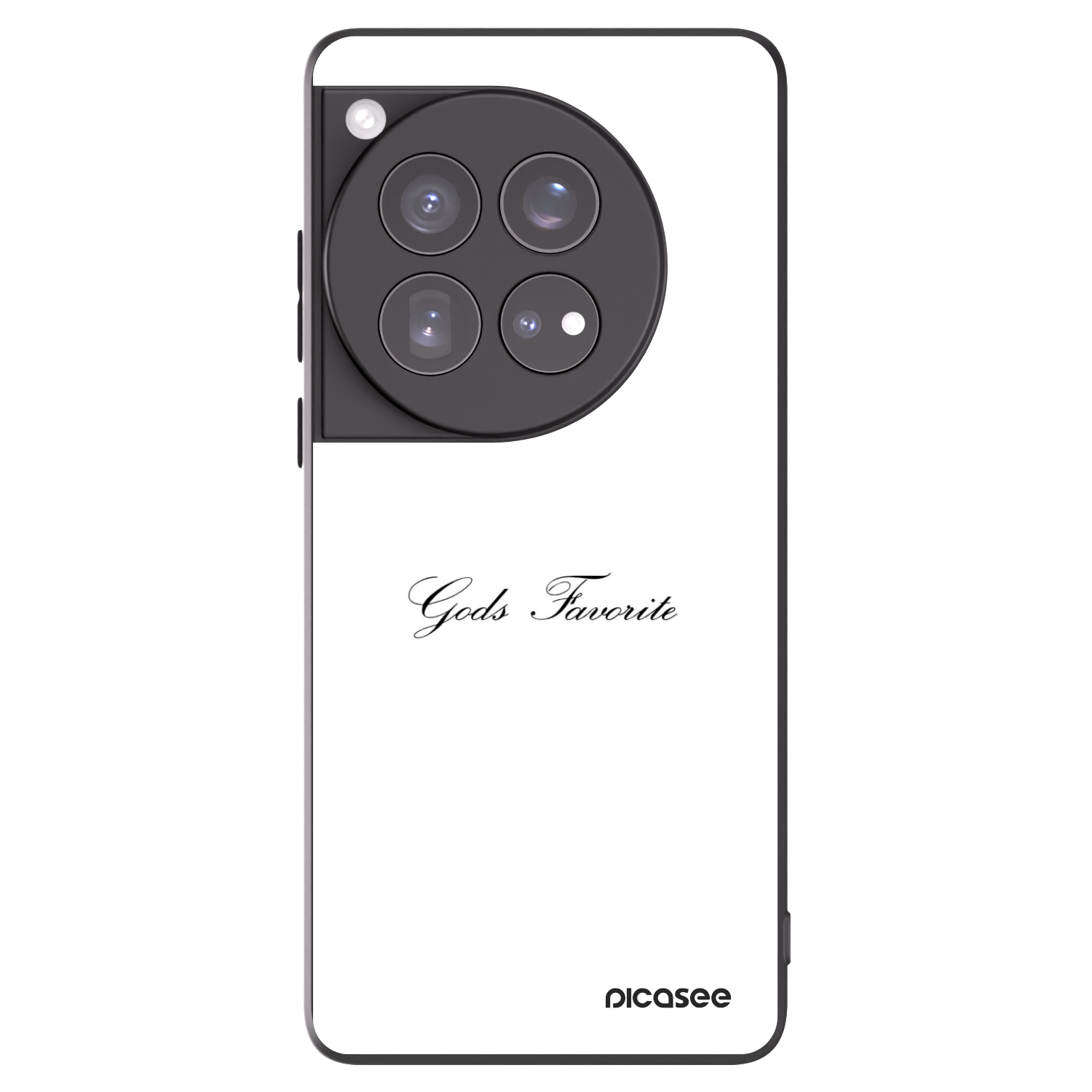 Picasee silikonski črni ovitek za OnePlus 12 5G - Gods Favorite