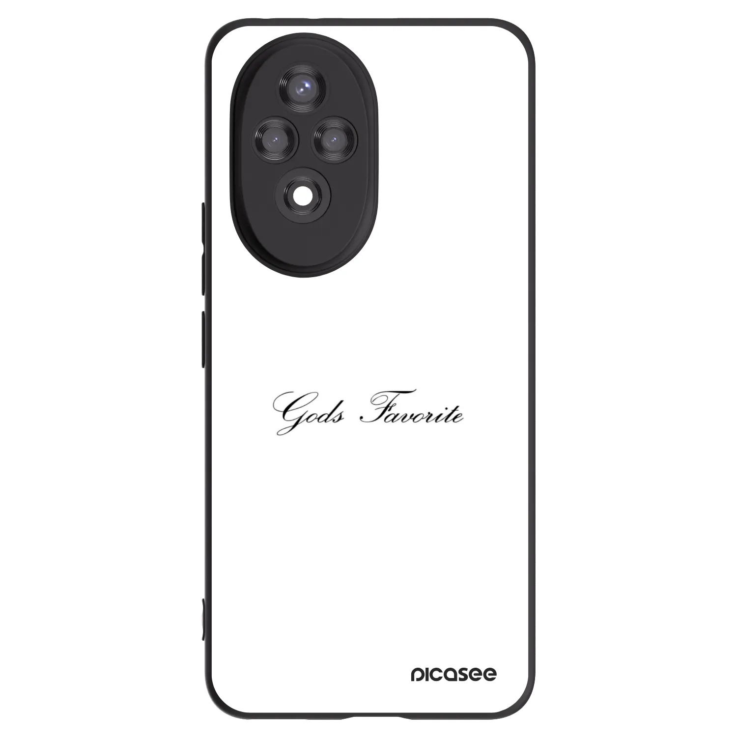 Picasee silikonski črni ovitek za Honor 200 Pro 5G - Gods Favorite