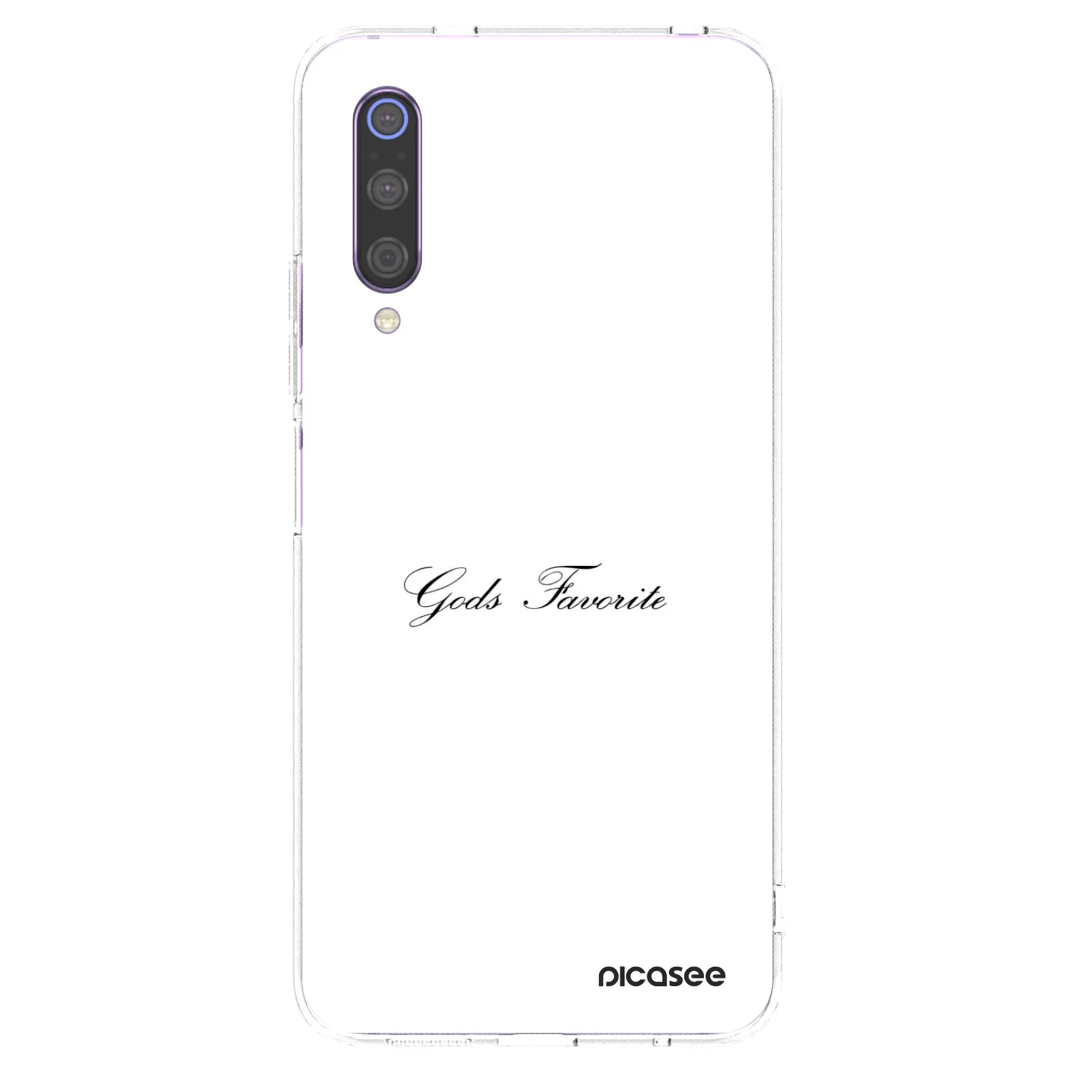 Picasee silikonski prozorni ovitek za Xiaomi Mi 9 - Gods Favorite