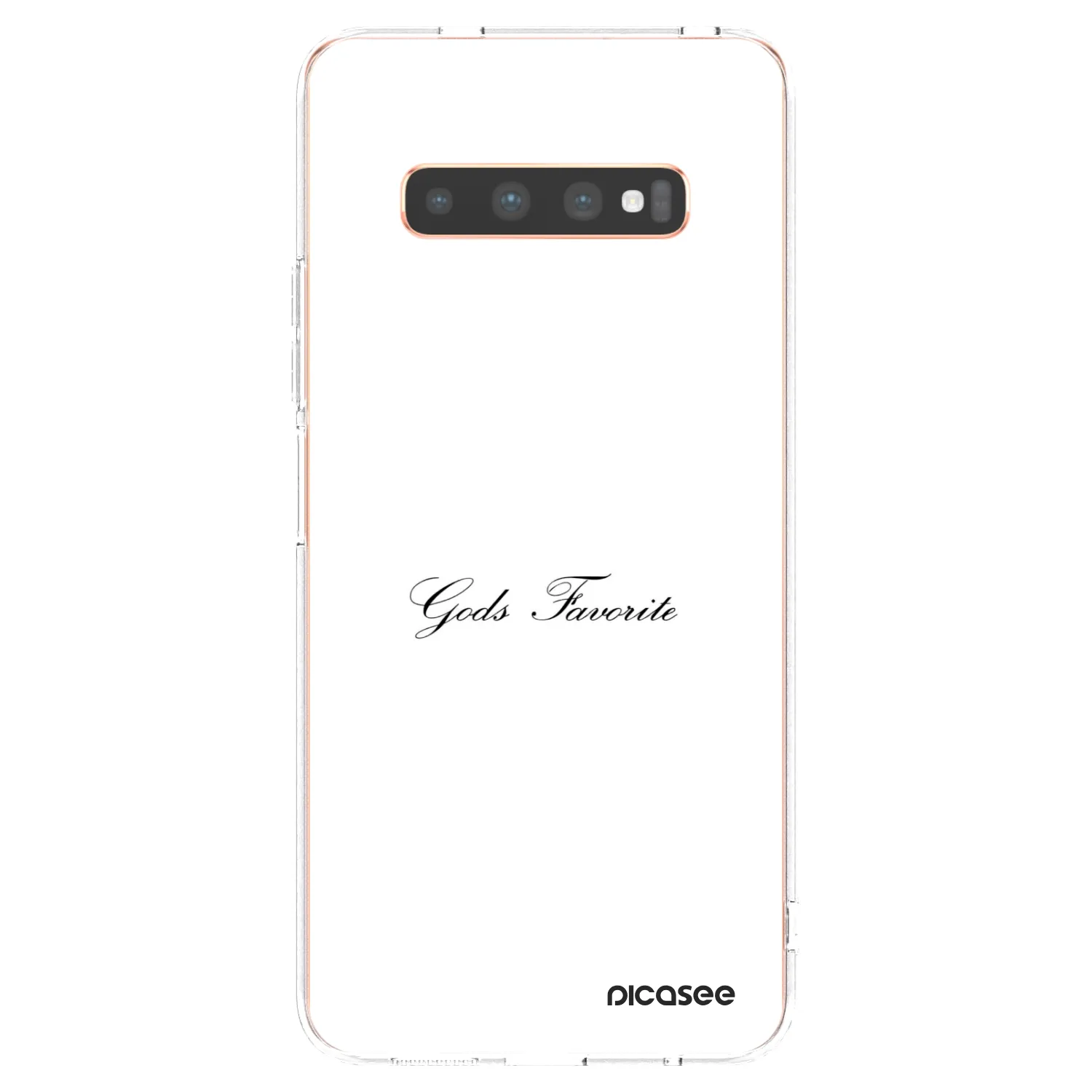 Picasee silikonski prozorni ovitek za Samsung Galaxy S10 Plus G975 - Gods Favorite