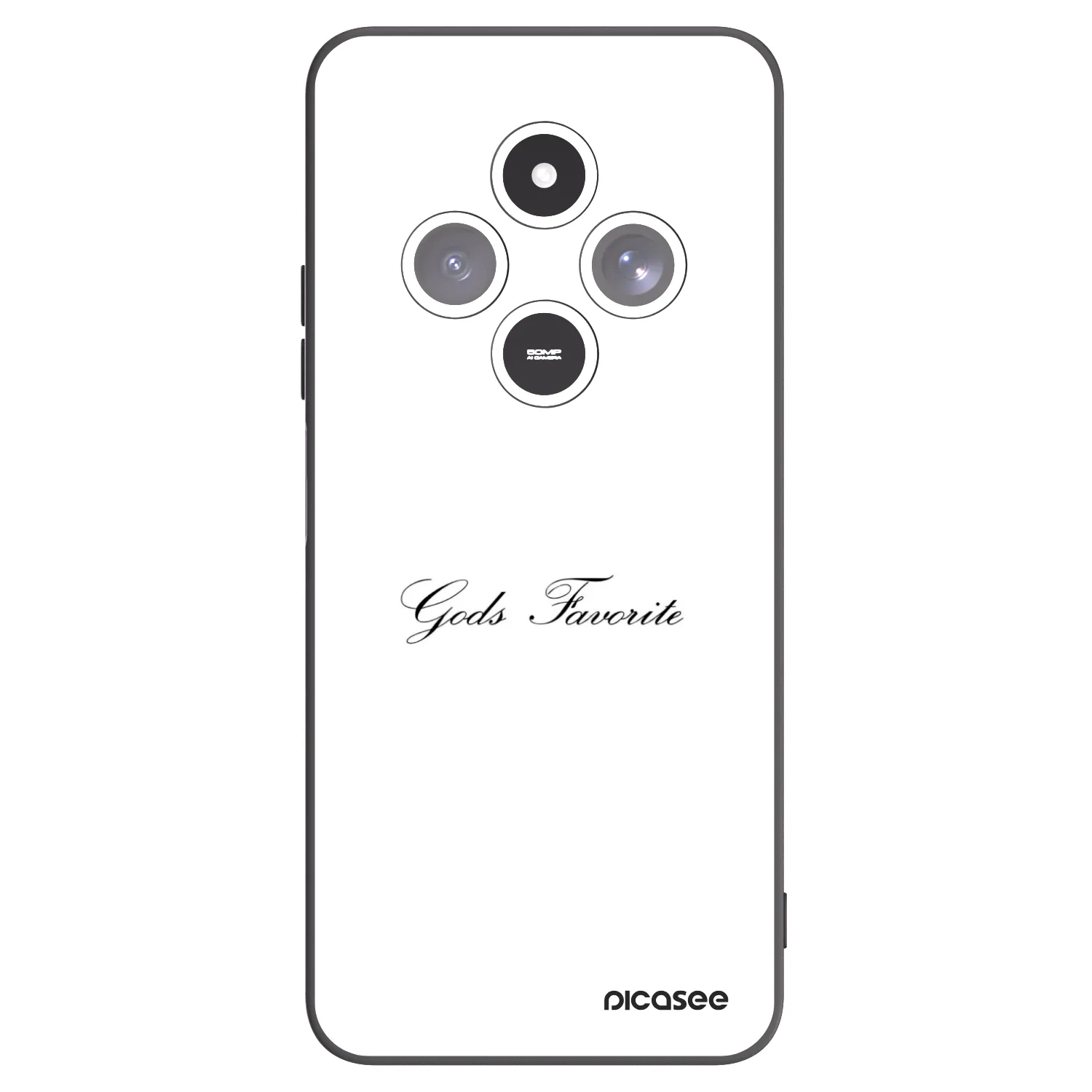Picasee silikonski črni ovitek za Xiaomi Redmi 14C - Gods Favorite
