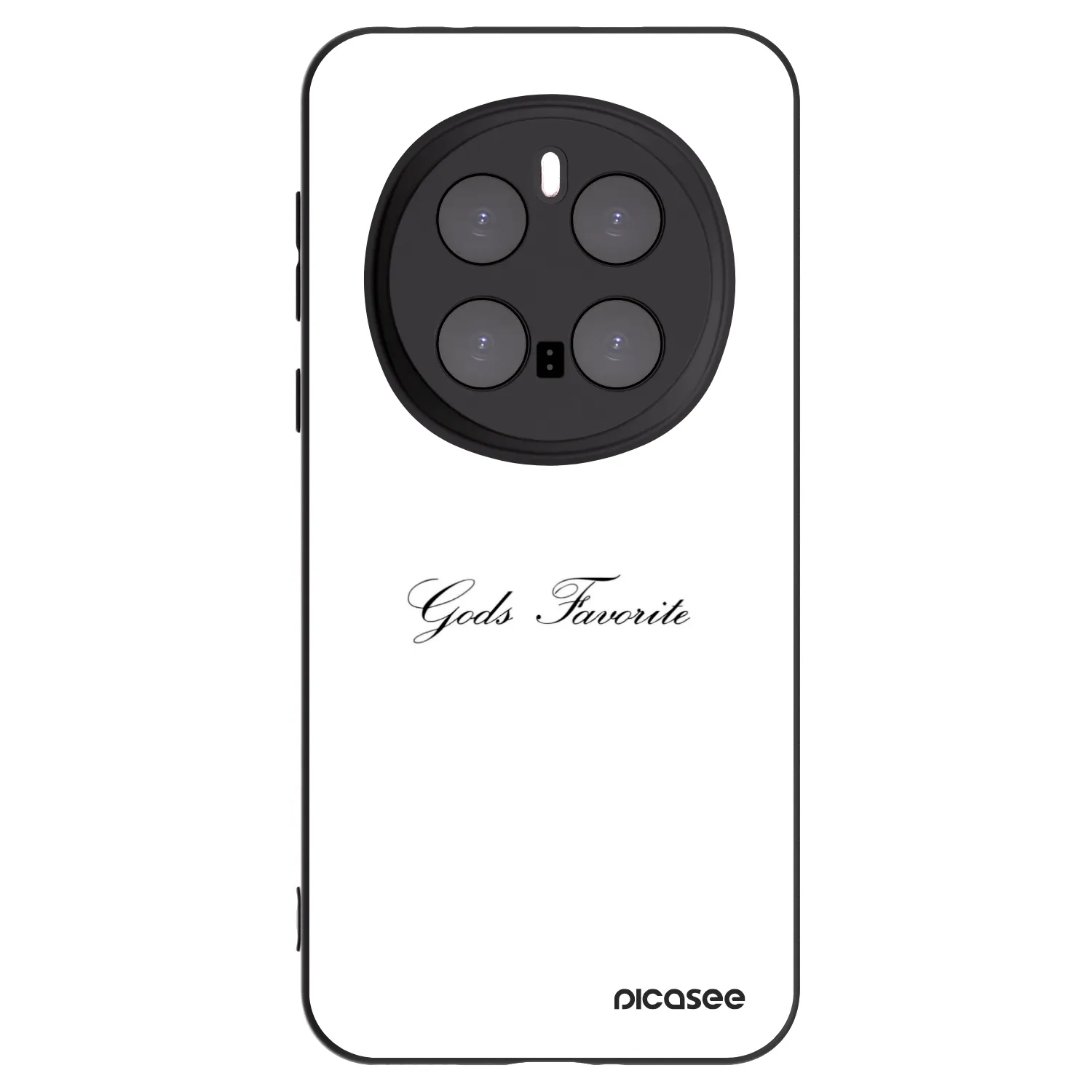 Picasee silikonski črni ovitek za Honor Magic7 Pro 5G - Gods Favorite