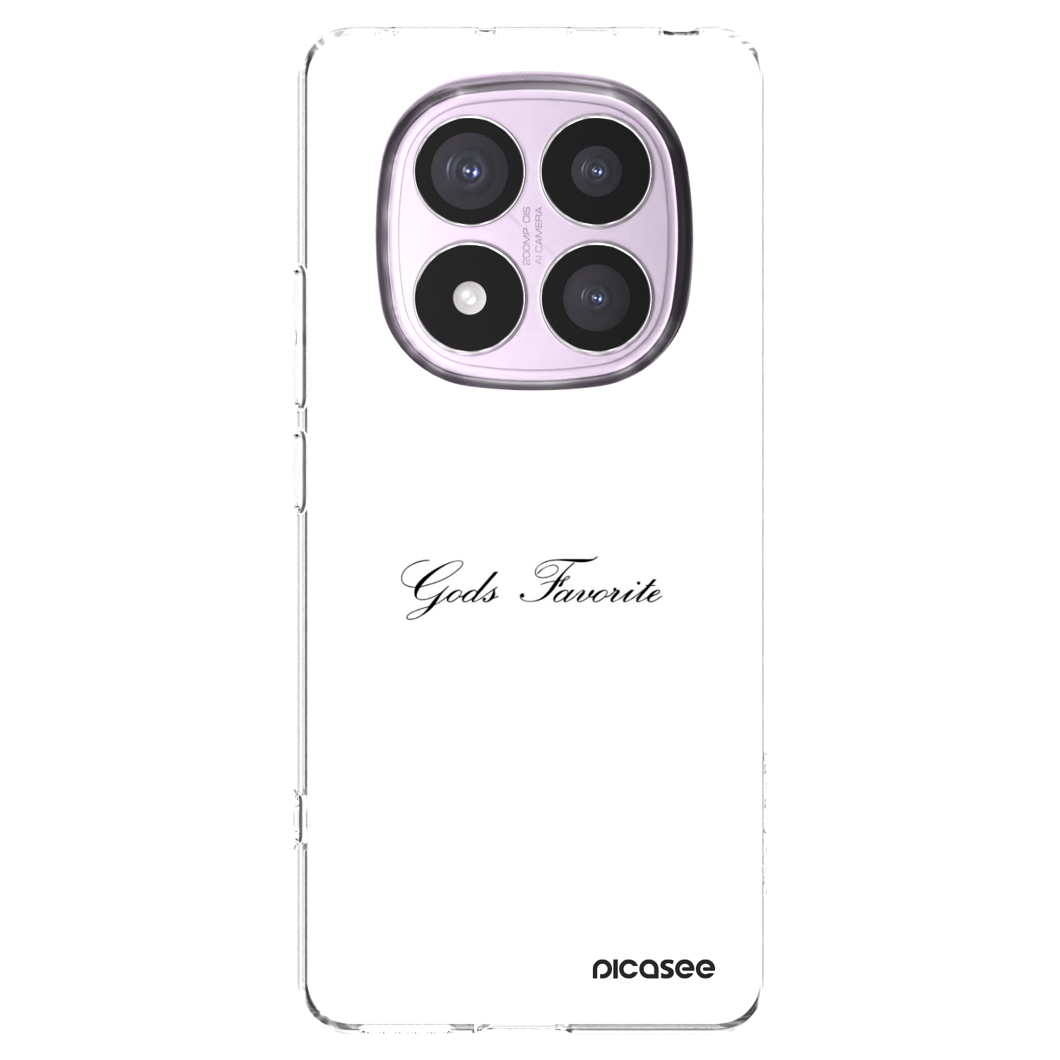 Picasee silikonski prozorni ovitek za Xiaomi Redmi Note 14 Pro 4G - Gods Favorite