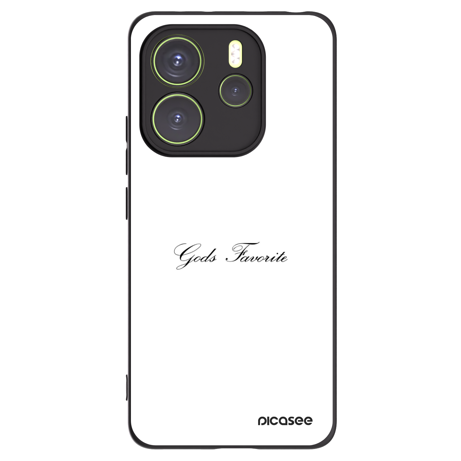 Picasee silikonski črni ovitek za Xiaomi Redmi Note 14 4G - Gods Favorite