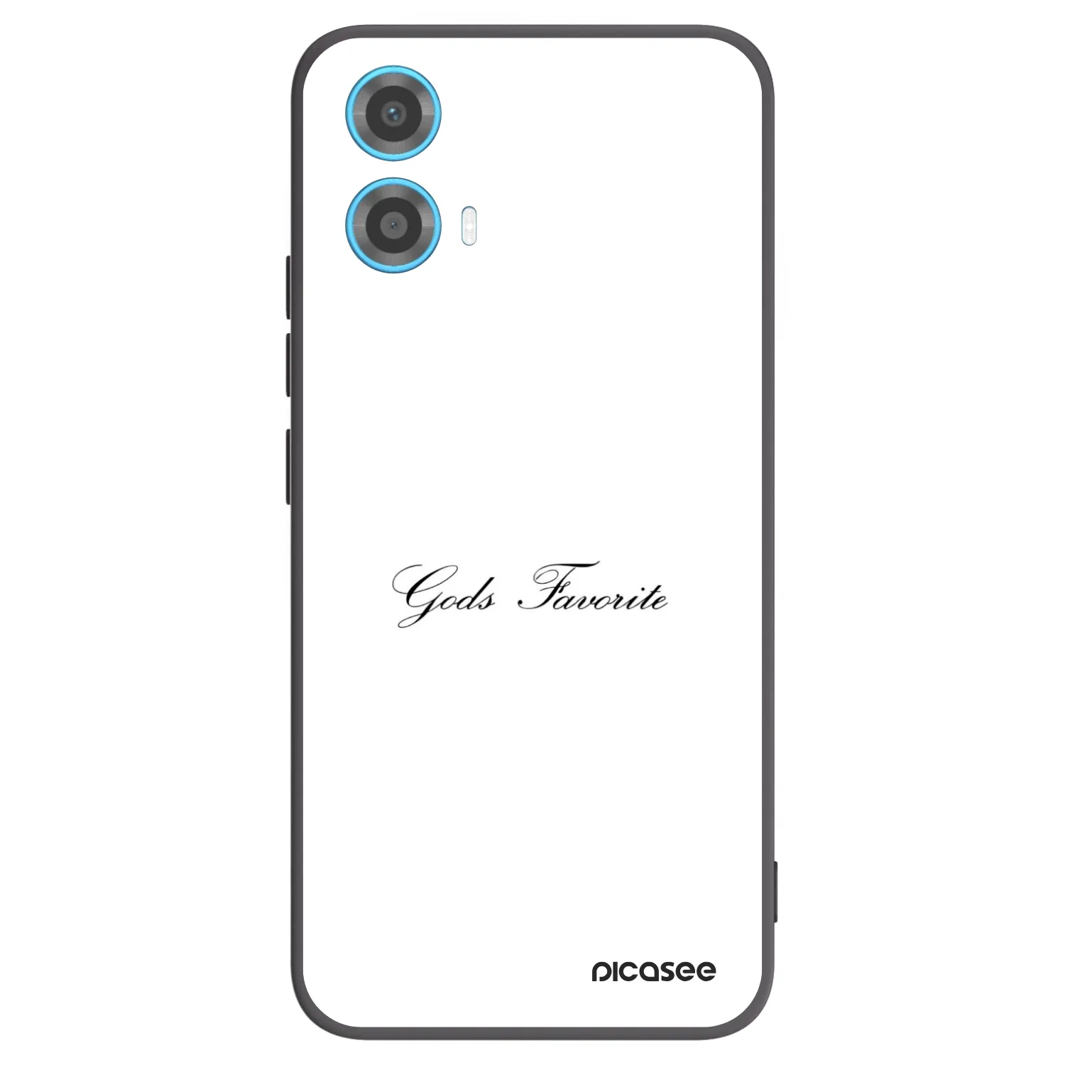 Picasee silikonski črni ovitek za Motorola Moto G34 5G - Gods Favorite